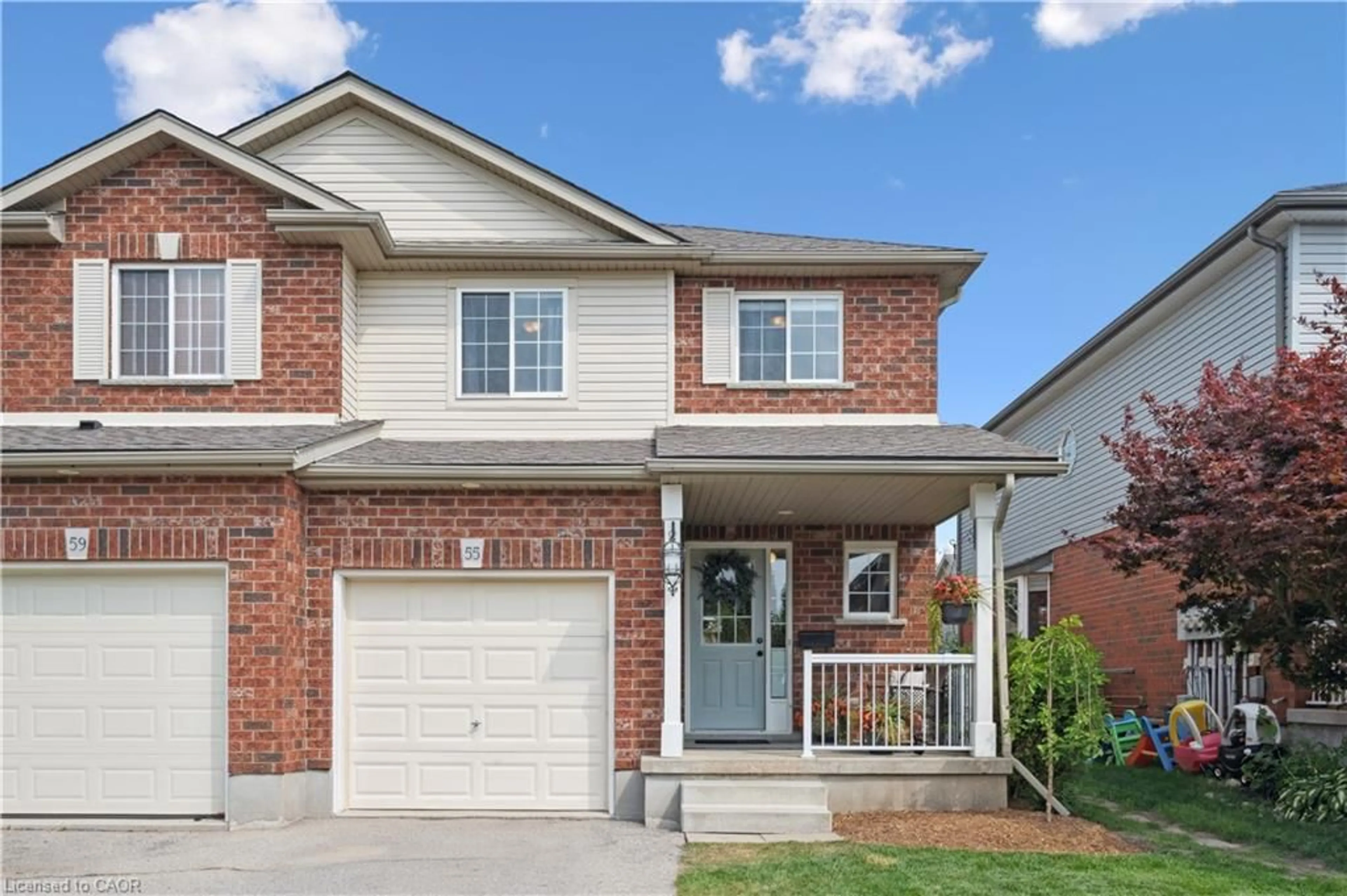 Home with brick exterior material, street for 55 Stillwater St, Elmira Ontario N3B 3M1