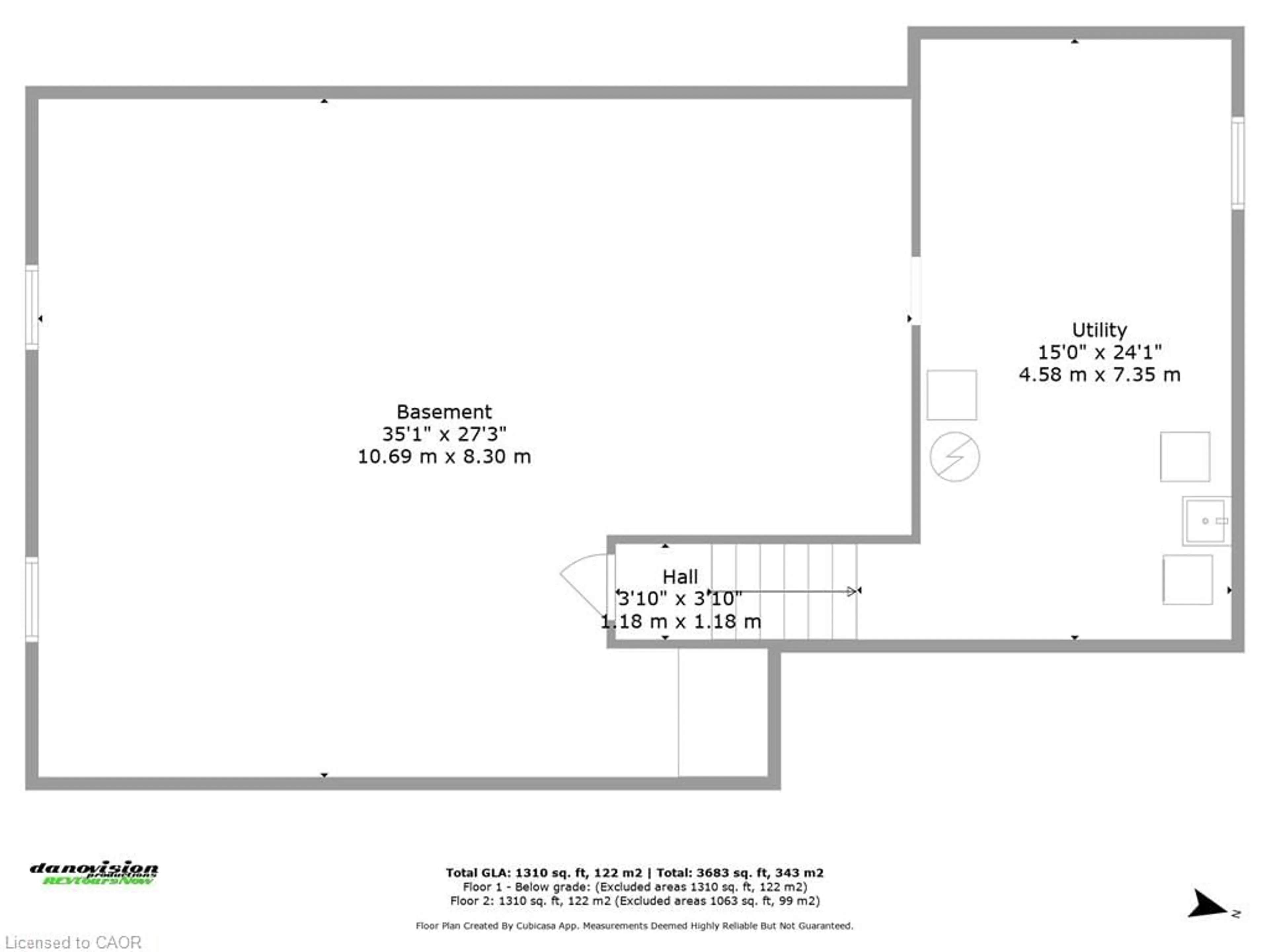 Floor plan for 30 Coastal Crt, Port Dover Ontario N0A 1N7