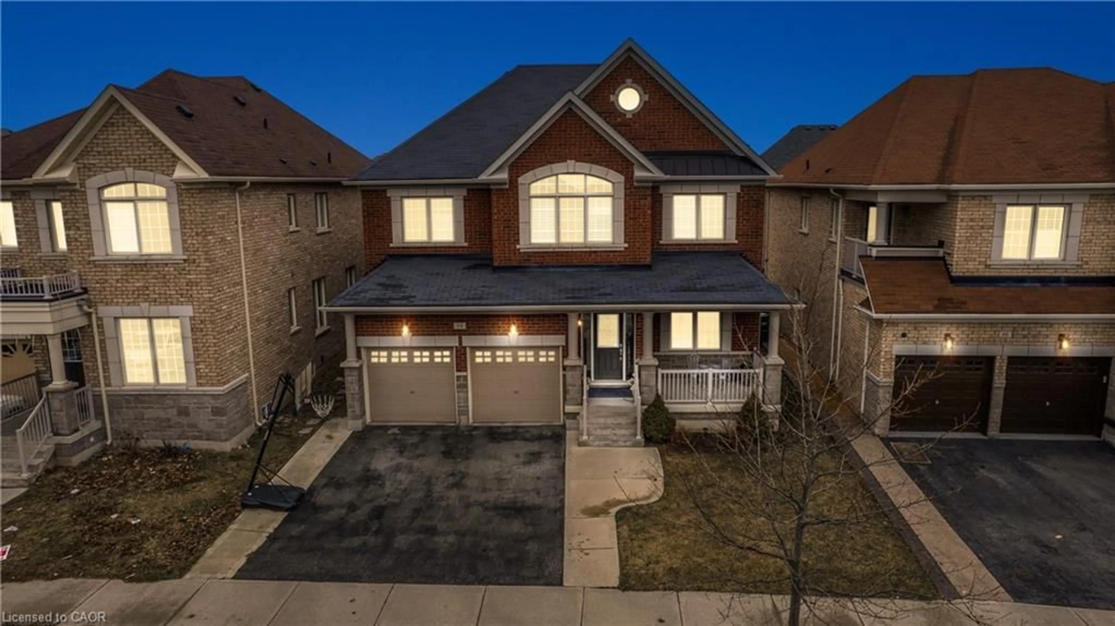 A pic from outside/outdoor area/front of a property/back of a property/a pic from drone, street for 64 Kalmia Rd, Brampton Ontario L6X 4N4