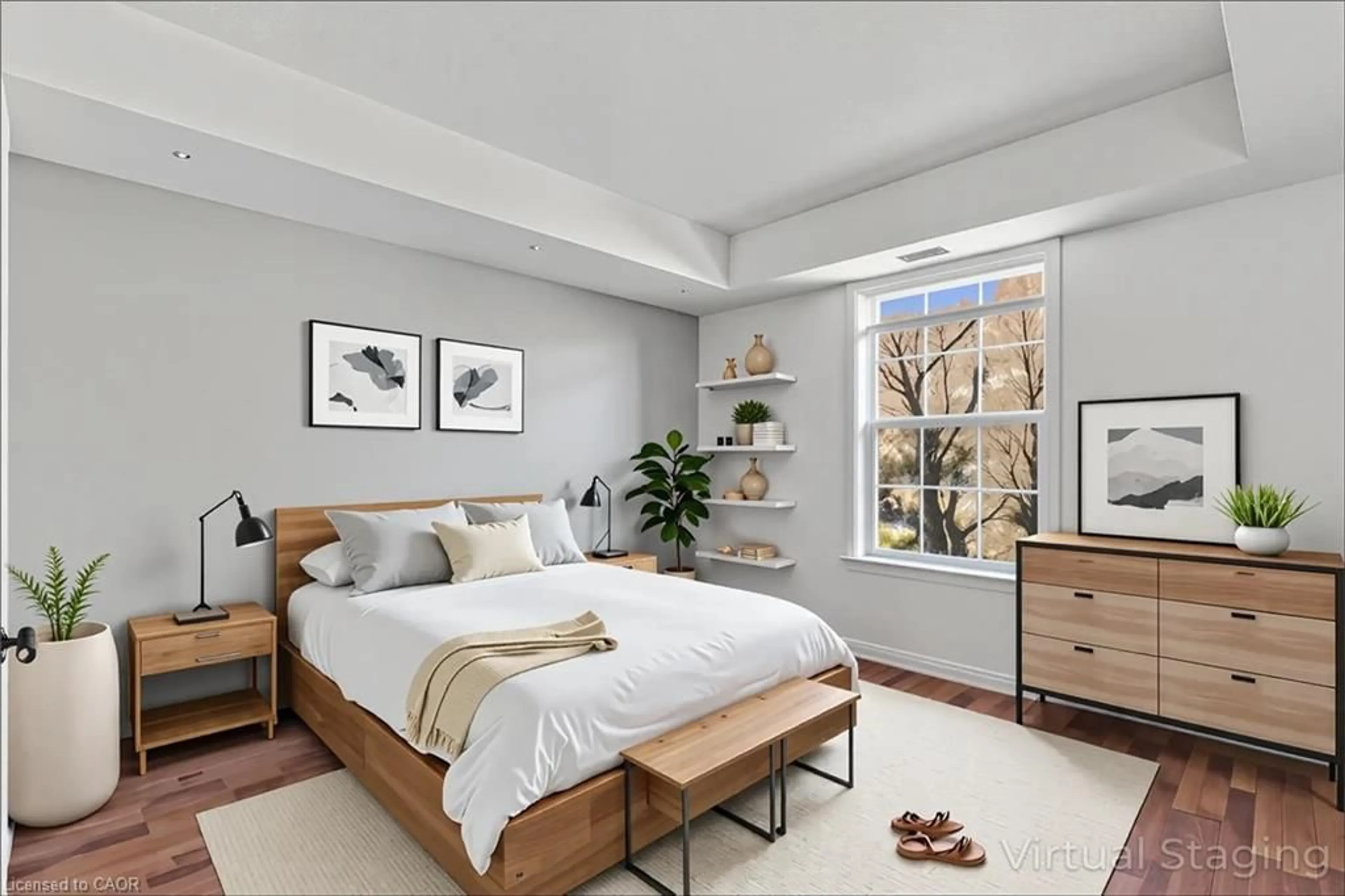 Bedroom with bed, unknown for 1431 Walker's Line #413, Burlington Ontario L7M 4P3
