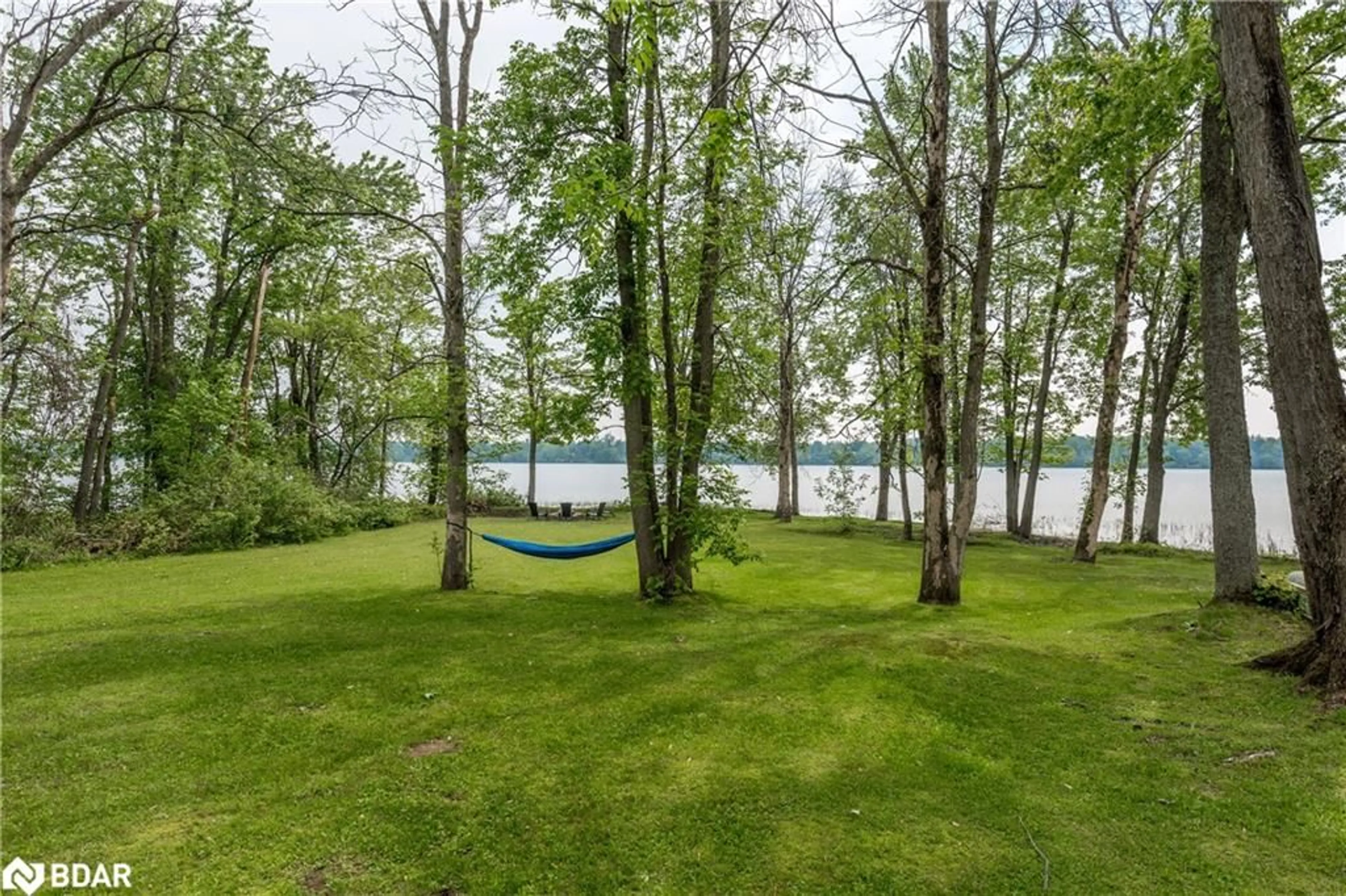 Patio, water/lake/river/ocean view for 28 Park Lane, Sebright Ontario L0L 1W0