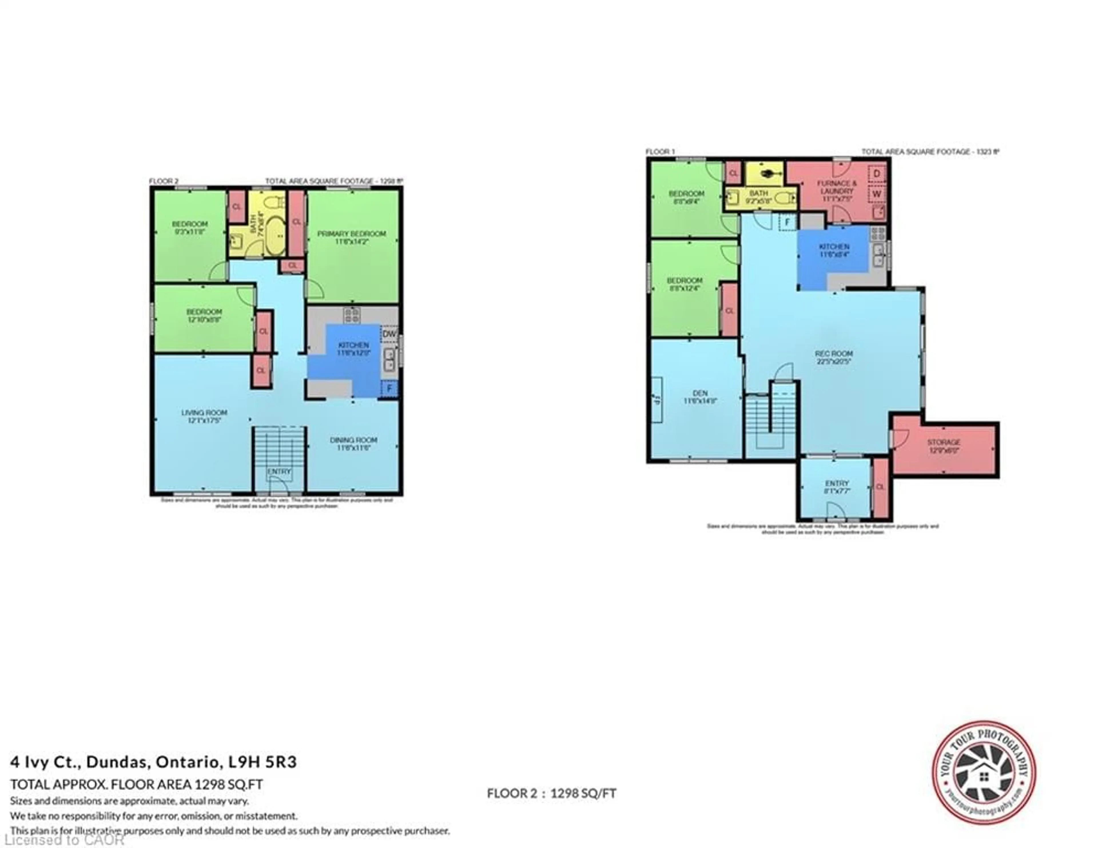 Floor plan for 4 Ivy Crt, Dundas Ontario L9H 5R3