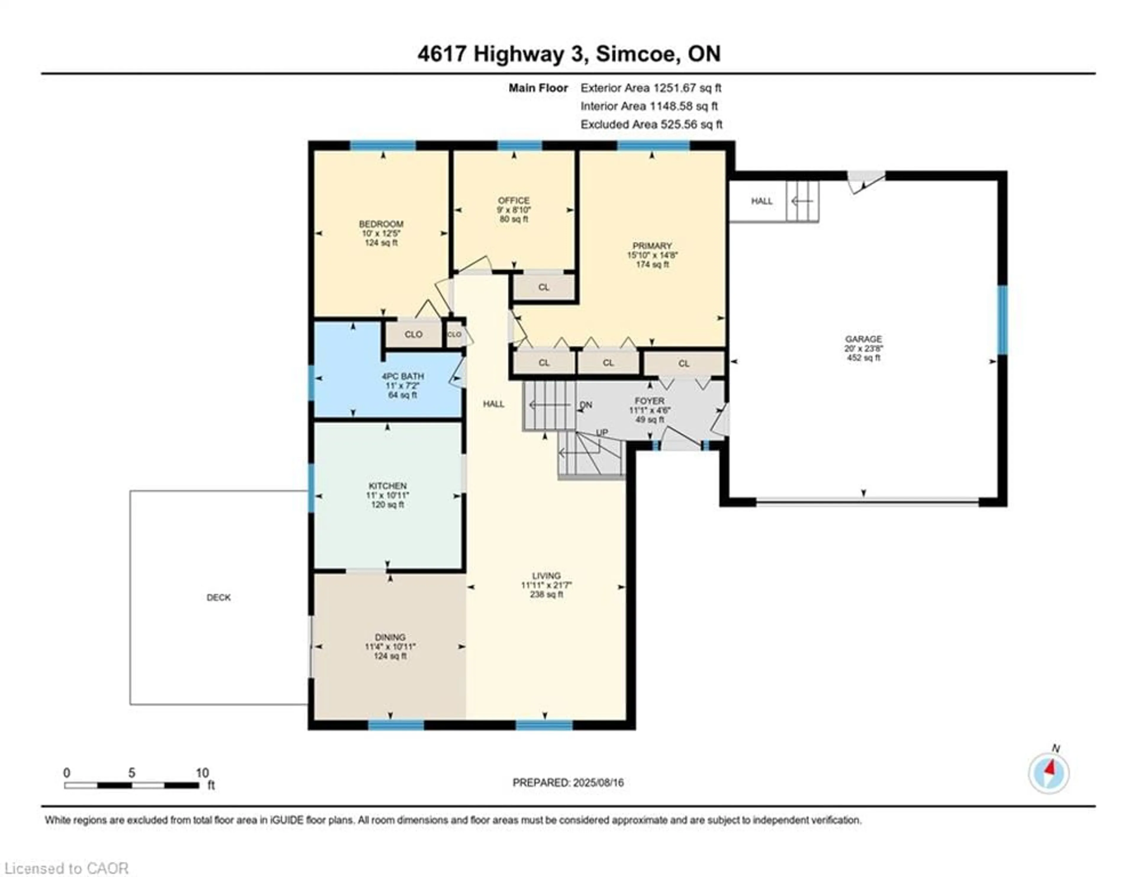 Floor plan for 4617 Highway 3, Simcoe Ontario N3Y 4K4