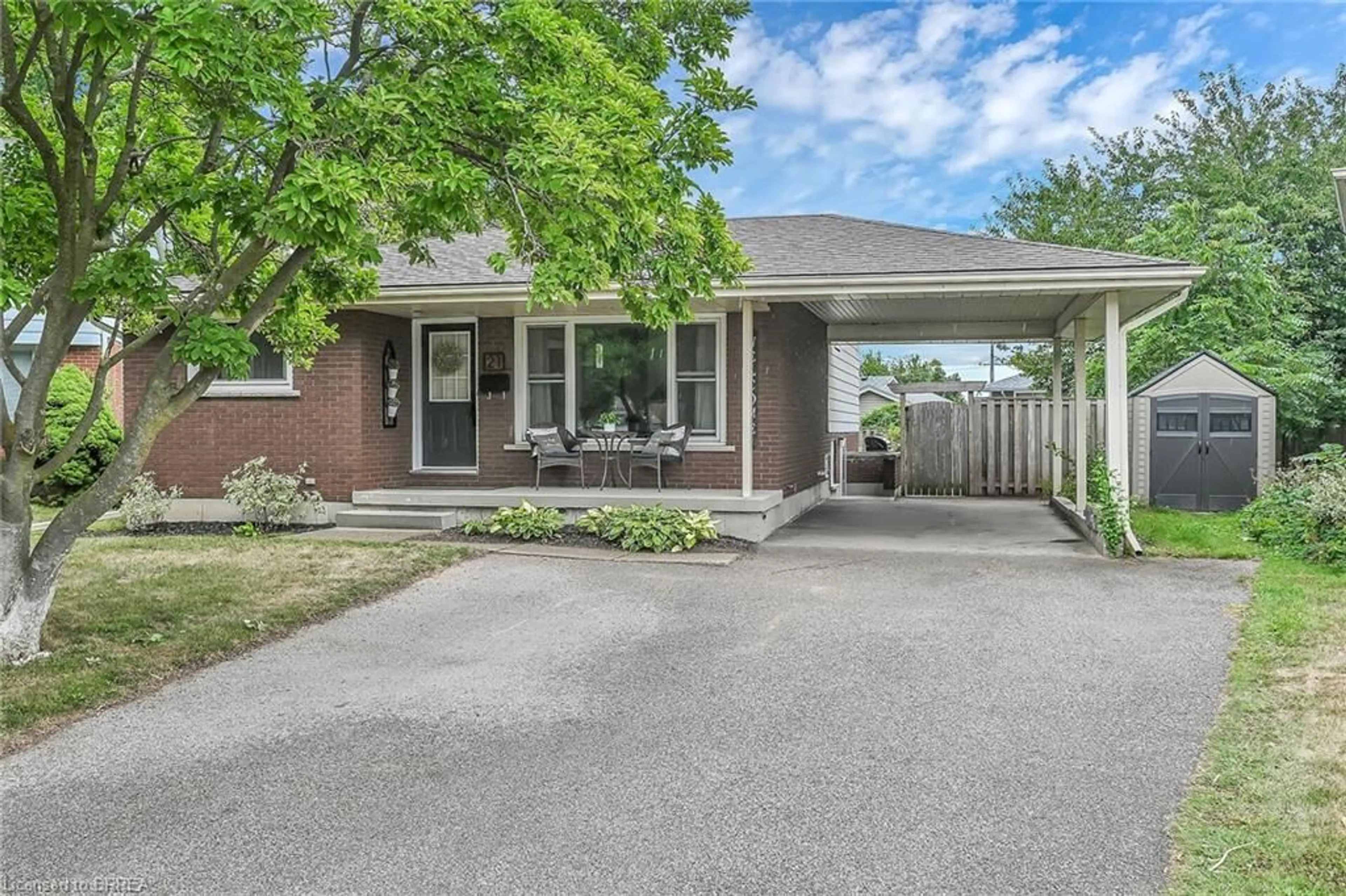 Home with brick exterior material, street for 21 Burdock Blvd, Brantford Ontario N3R 6B5