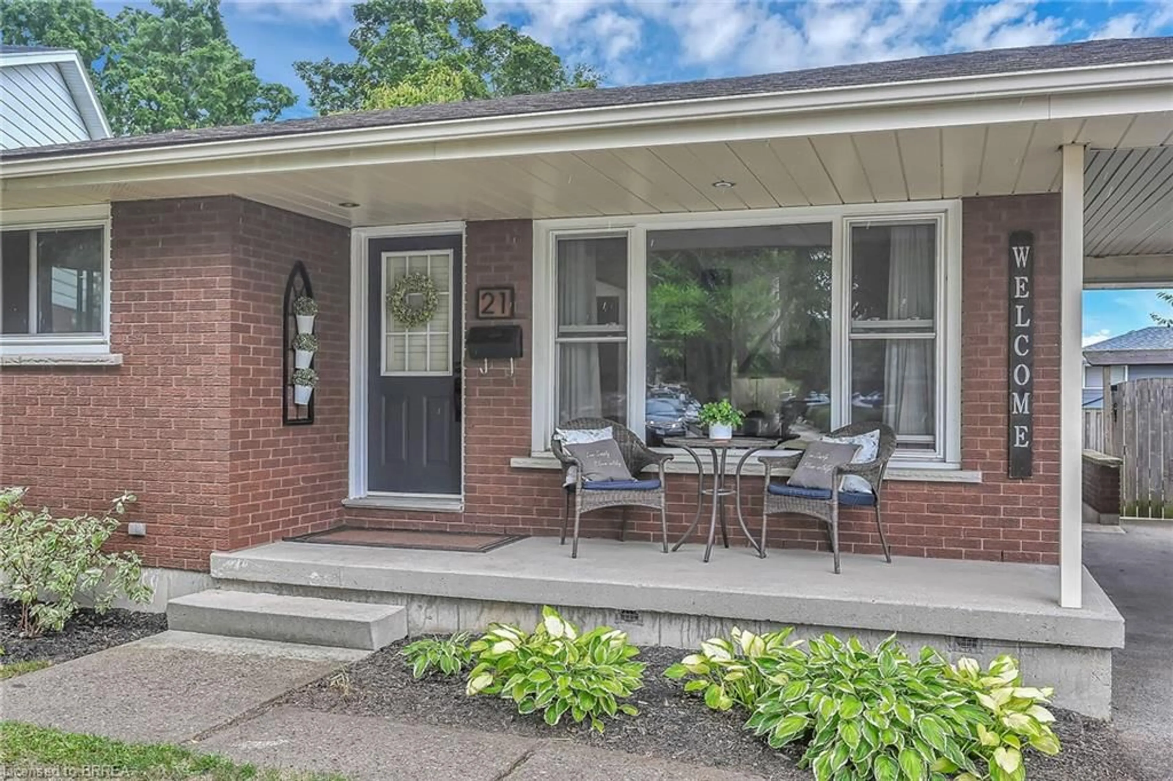 Home with brick exterior material, street for 21 Burdock Blvd, Brantford Ontario N3R 6B5