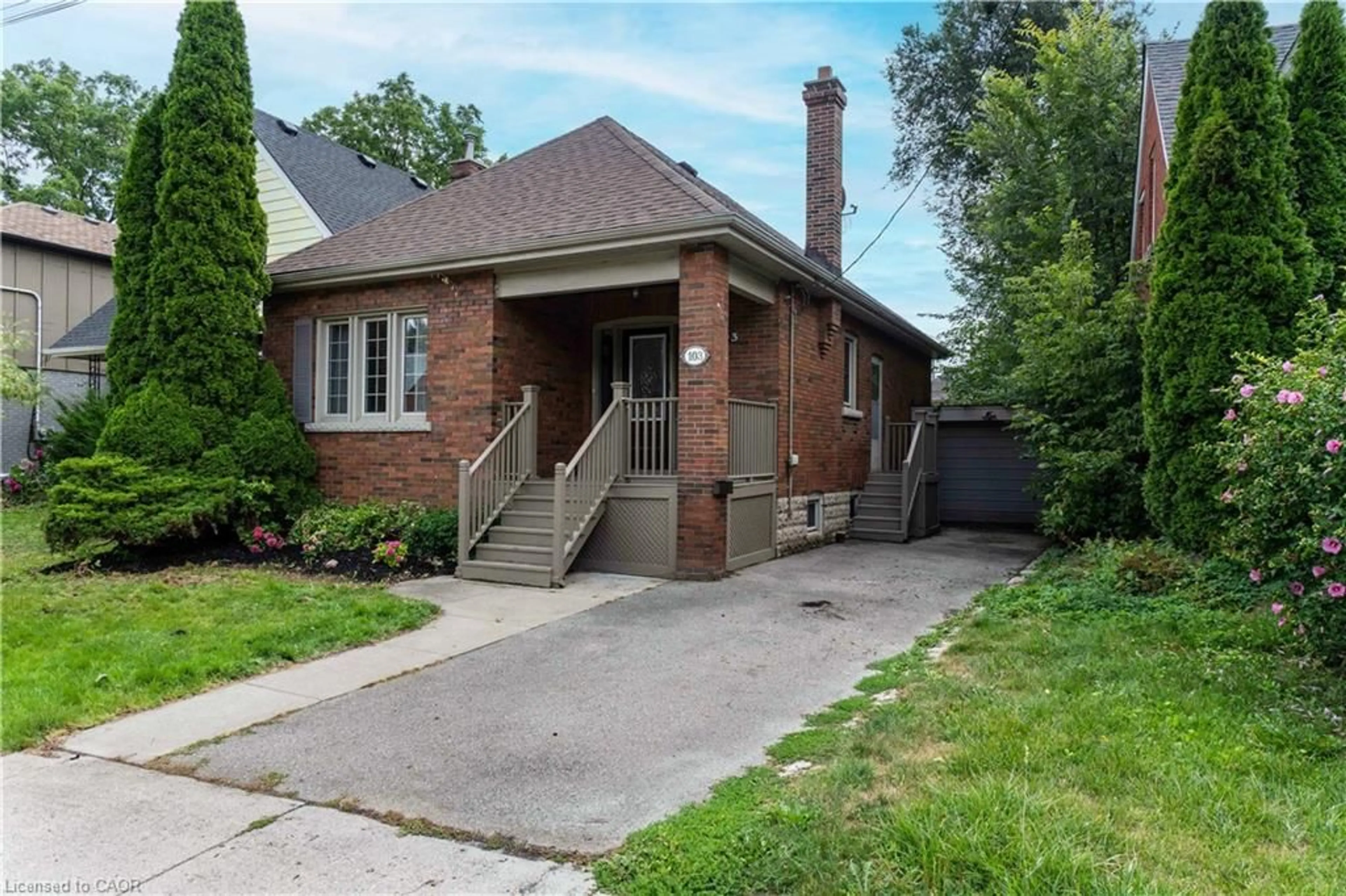 Home with brick exterior material, street for 103 Arkell St, Hamilton Ontario L8S 1N6