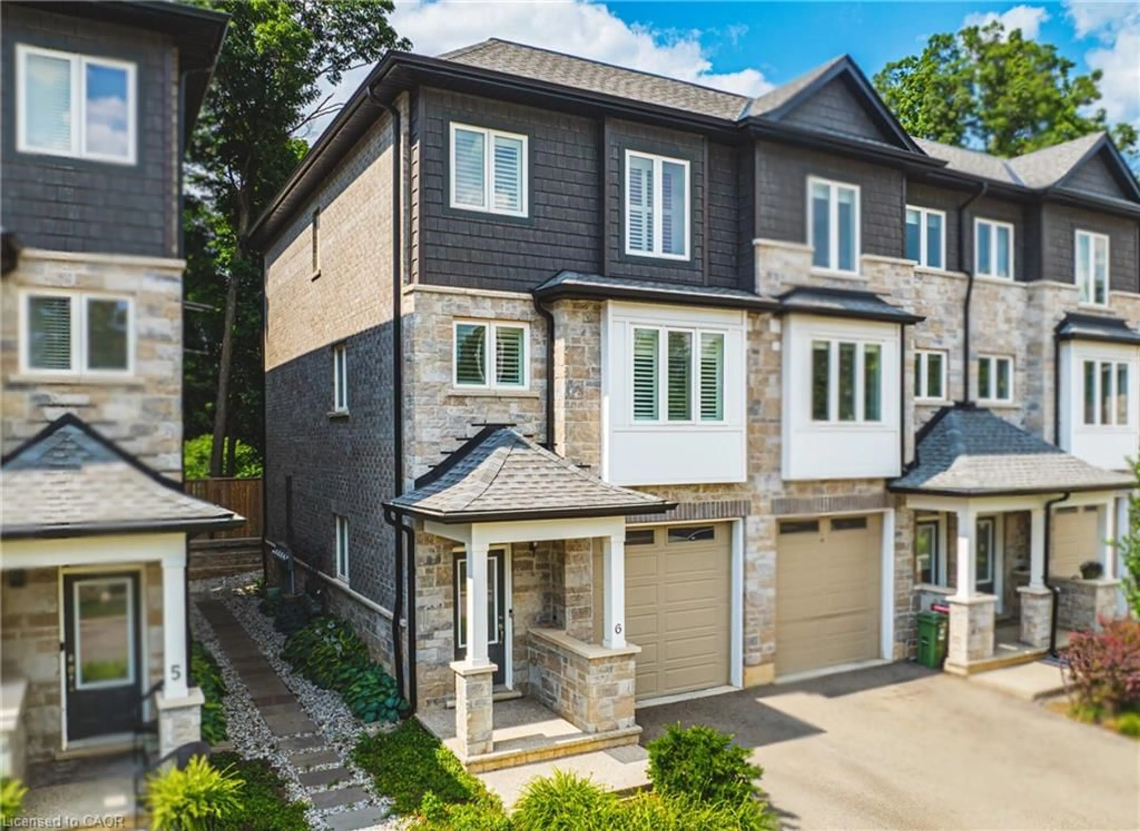 Home with brick exterior material, street for 111 Wilson St #6, Ancaster Ontario L9B 2G7