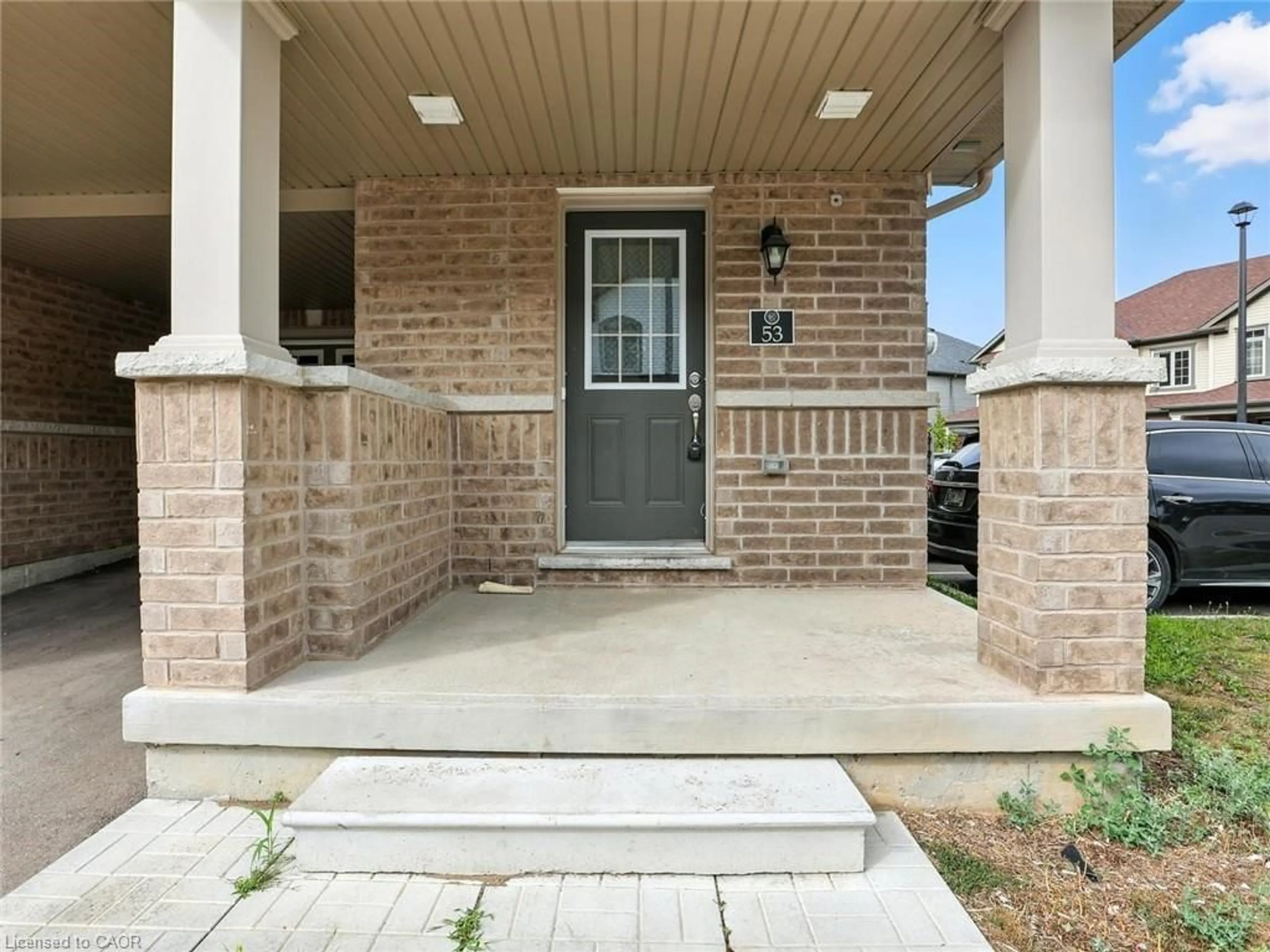 Home with brick exterior material, street for 755 Linden Dr #53, Cambridge Ontario N3H 0E4