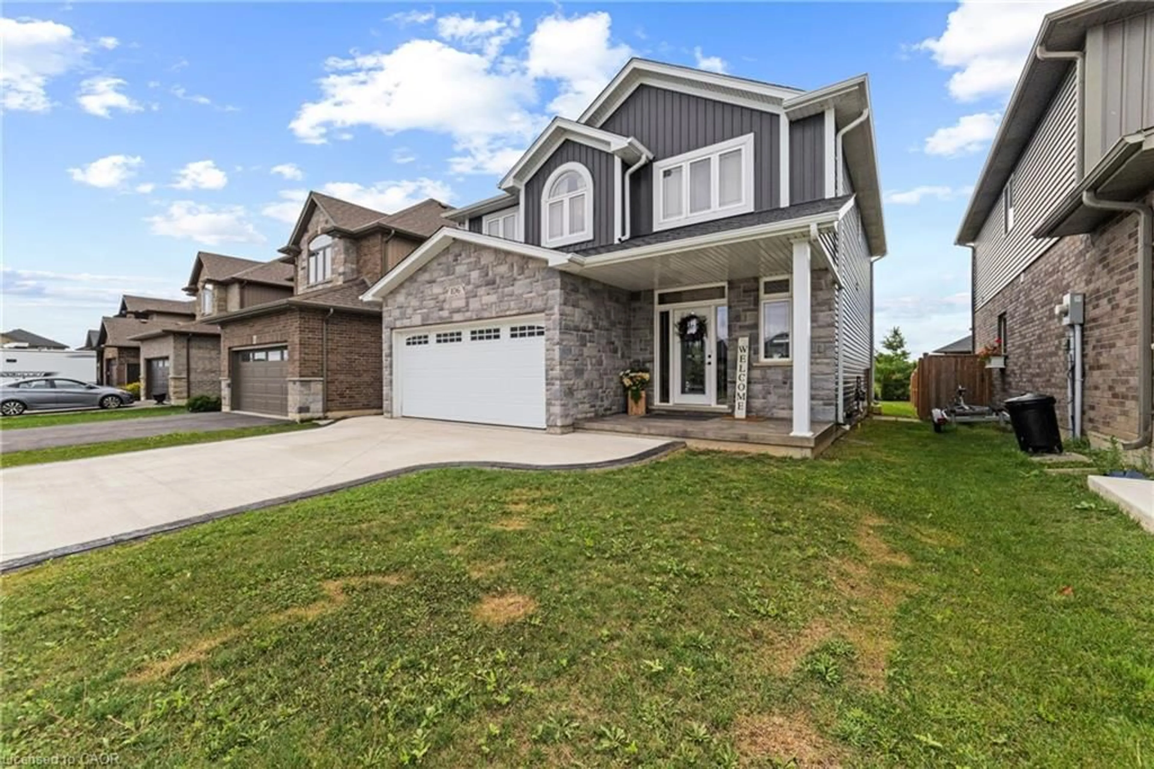 Home with brick exterior material, street for 106 Lafayette St, Jarvis Ontario N0A 1J0