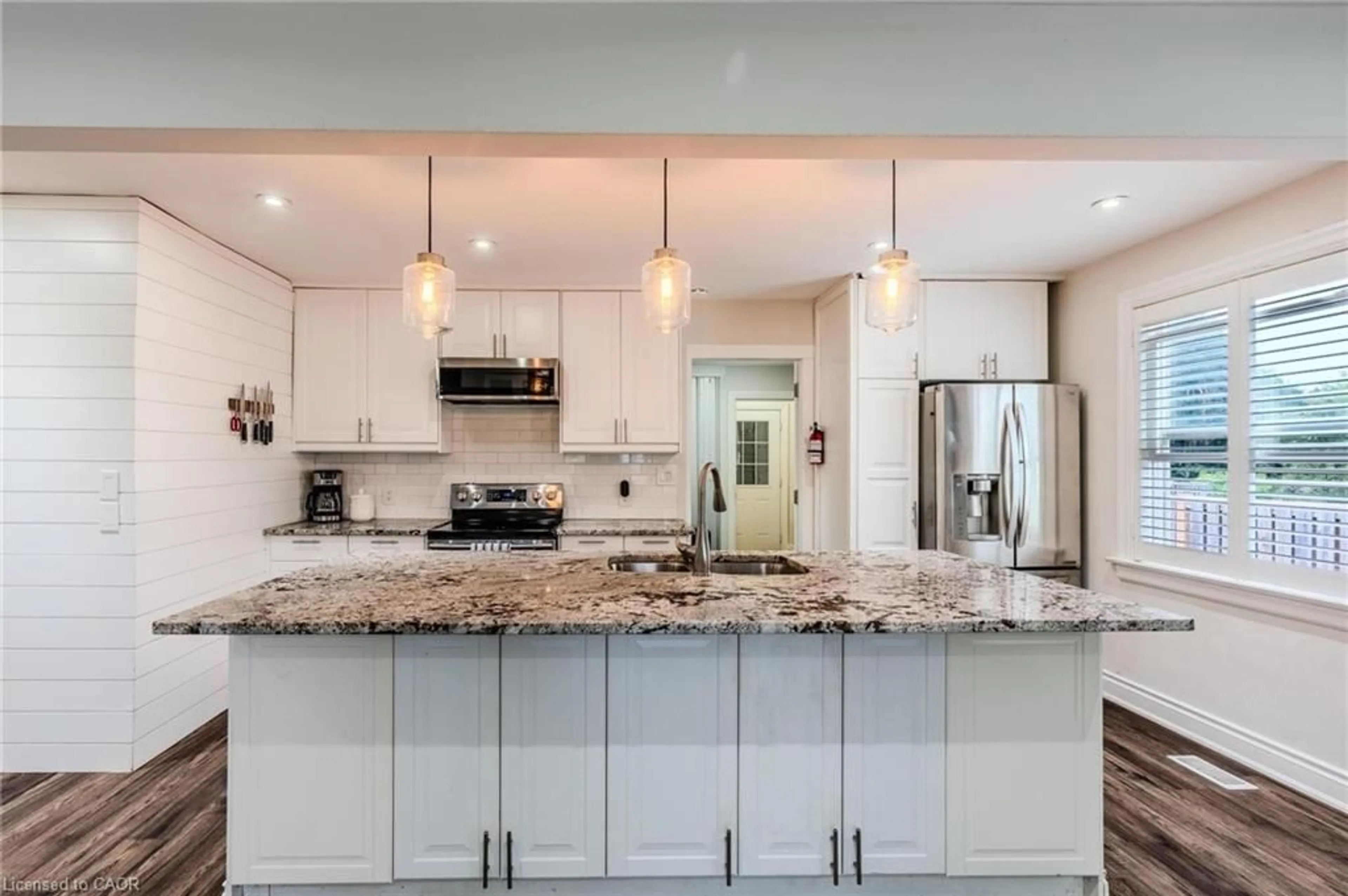 Contemporary kitchen, ceramic/tile floor for 6 Sussex Ave, Brantford Ontario N3R 2G6