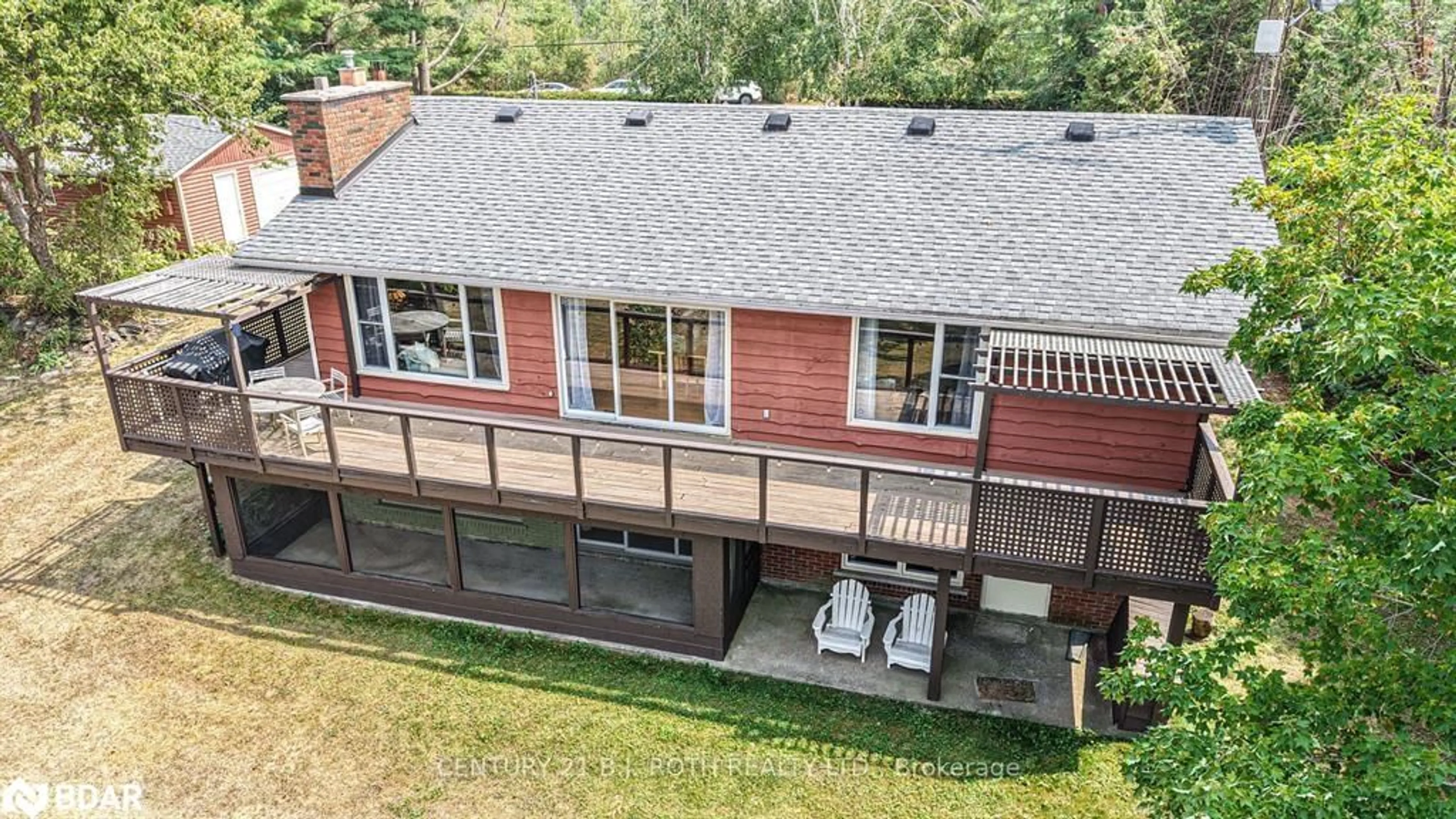 A pic from outside/outdoor area/front of a property/back of a property/a pic from drone, unknown for 71 Campbell Beach Road, Kawartha Lakes Ontario L0K 1B0