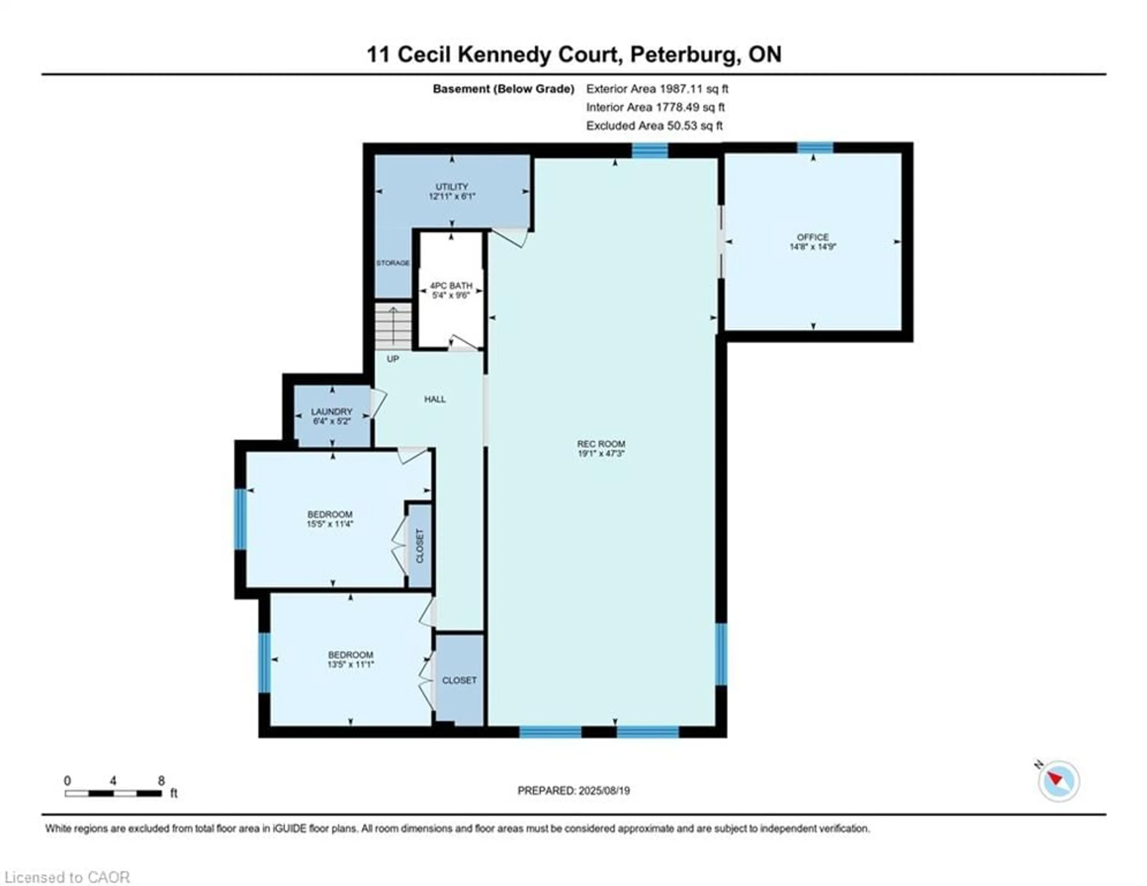 Floor plan for 11 Cecil Kennedy Crt, Petersburg Ontario N3A 4H9