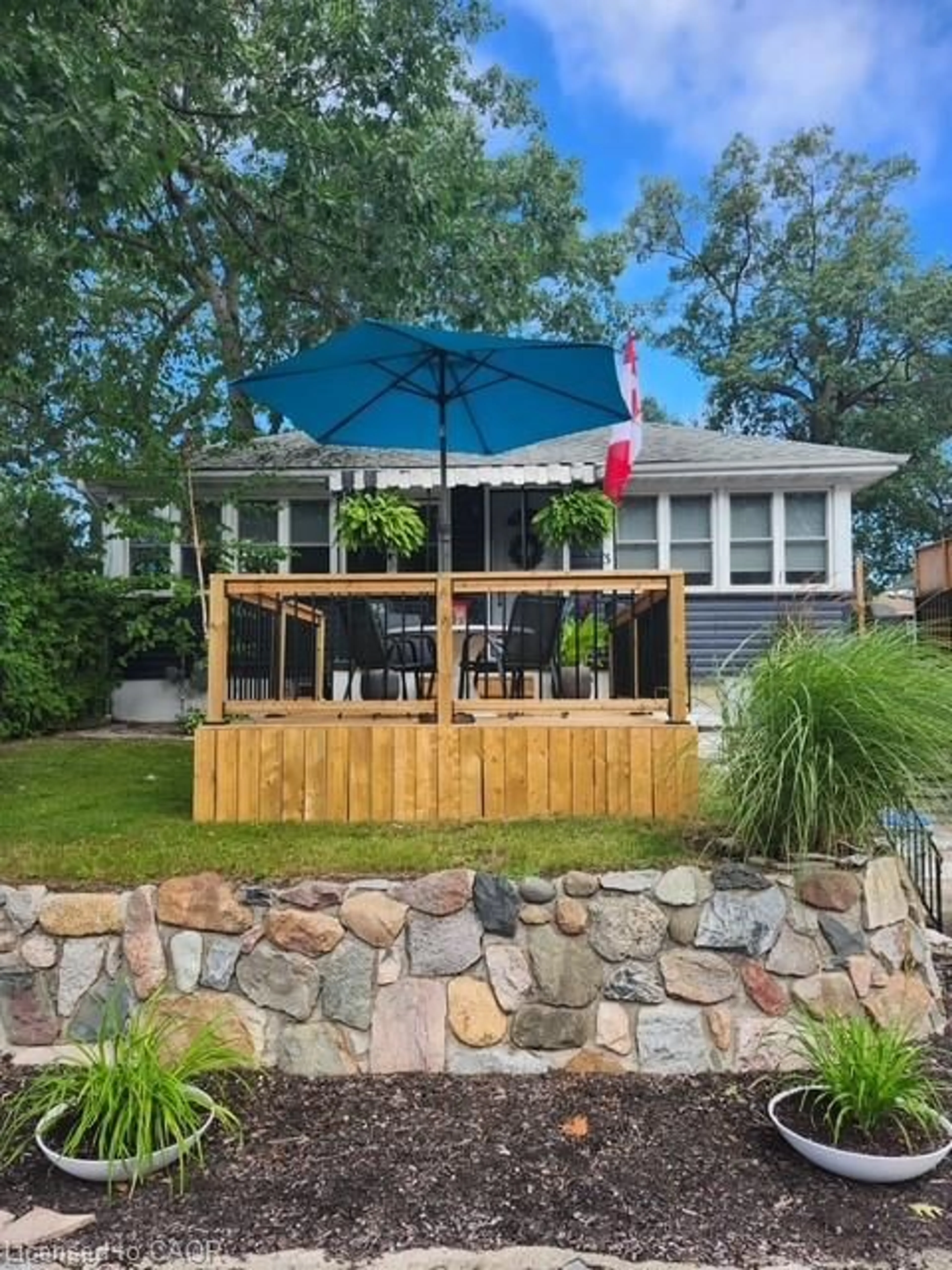 Patio, water/lake/river/ocean view for 3 Elmwood Ave, Grand Bend Ontario N0M 1T0