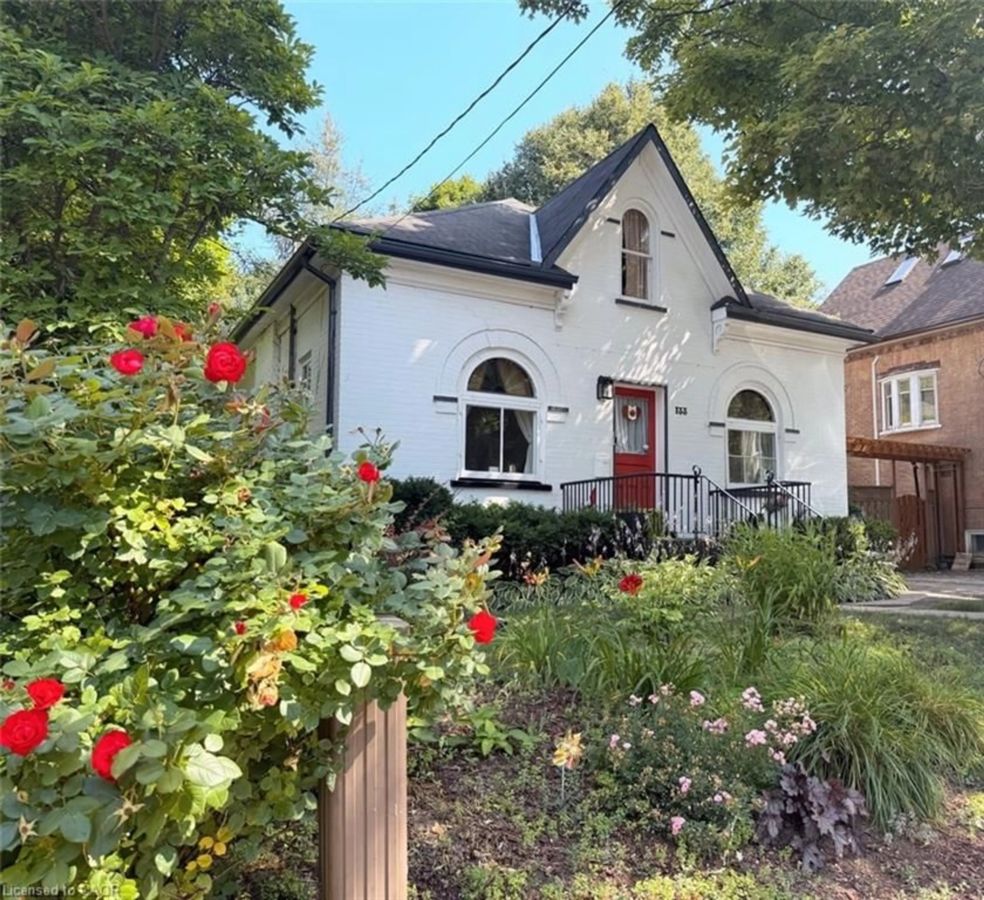 A pic from outside/outdoor area/front of a property/back of a property/a pic from drone, street for 133 David St, Kitchener Ontario N2G 1Y1