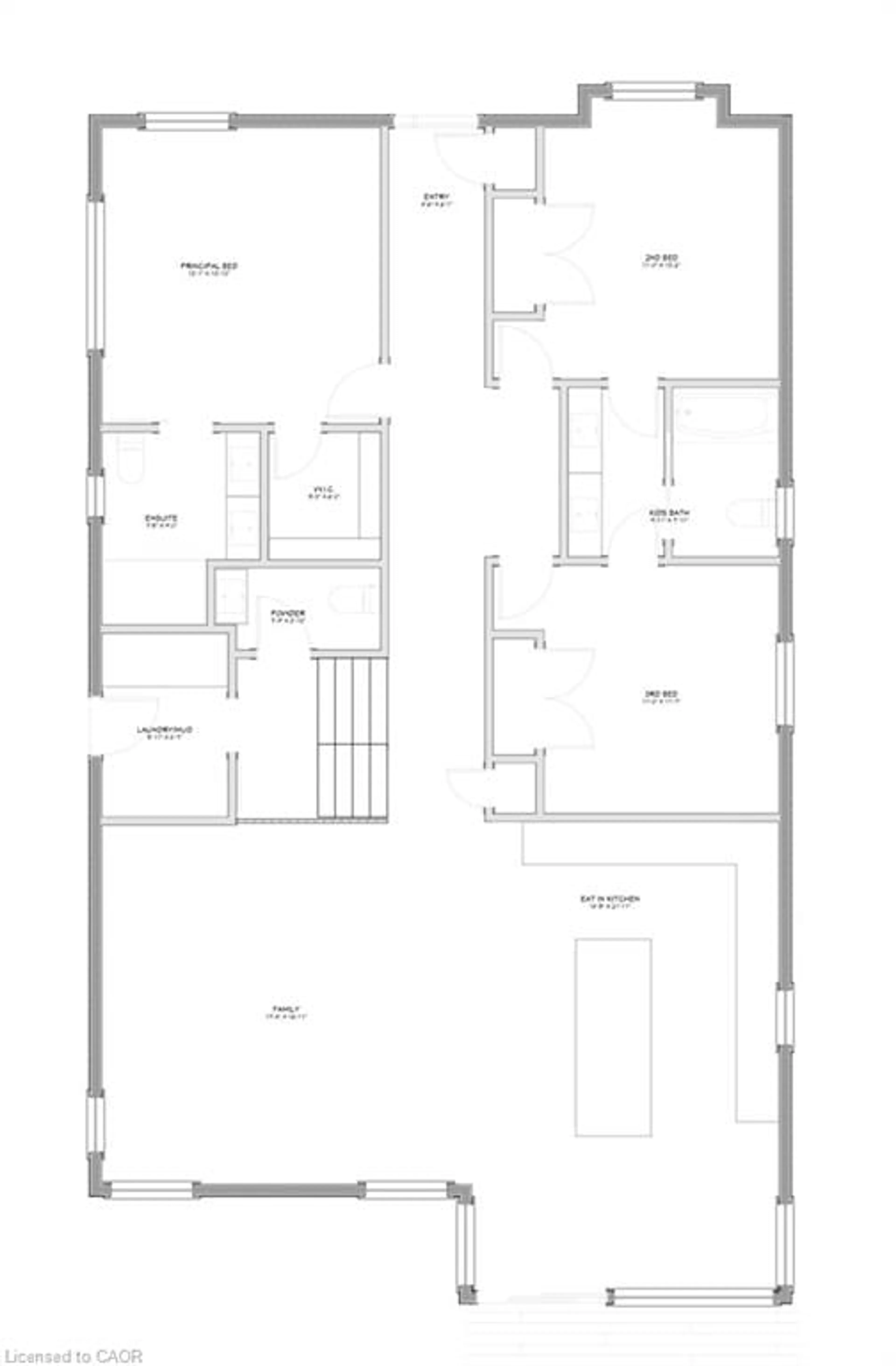 Floor plan for 515 Bridgman Ave, Burlington Ontario L7R 2V5