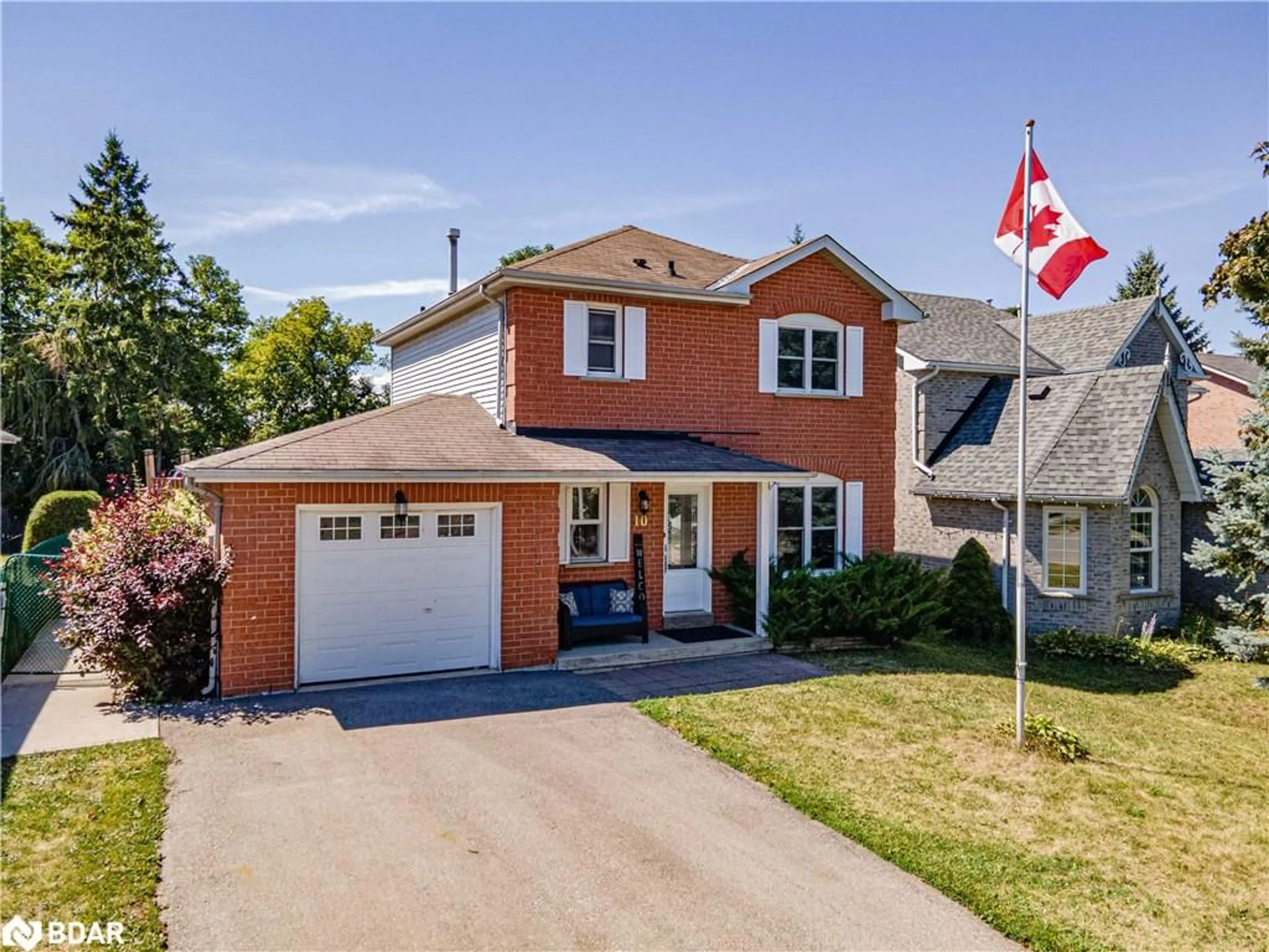 Home with brick exterior material, street for 10 Carter Rd, Barrie Ontario L4N 7L1