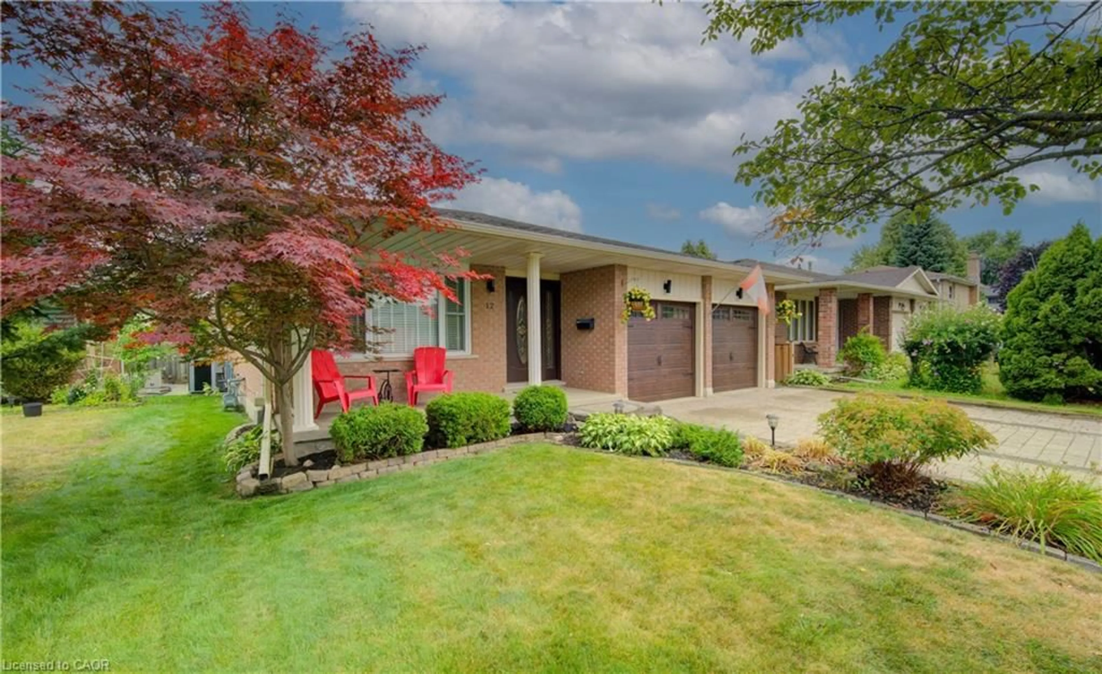 Home with brick exterior material, street for 12 Mccabe Crt, Kitchener Ontario N2E 2W9