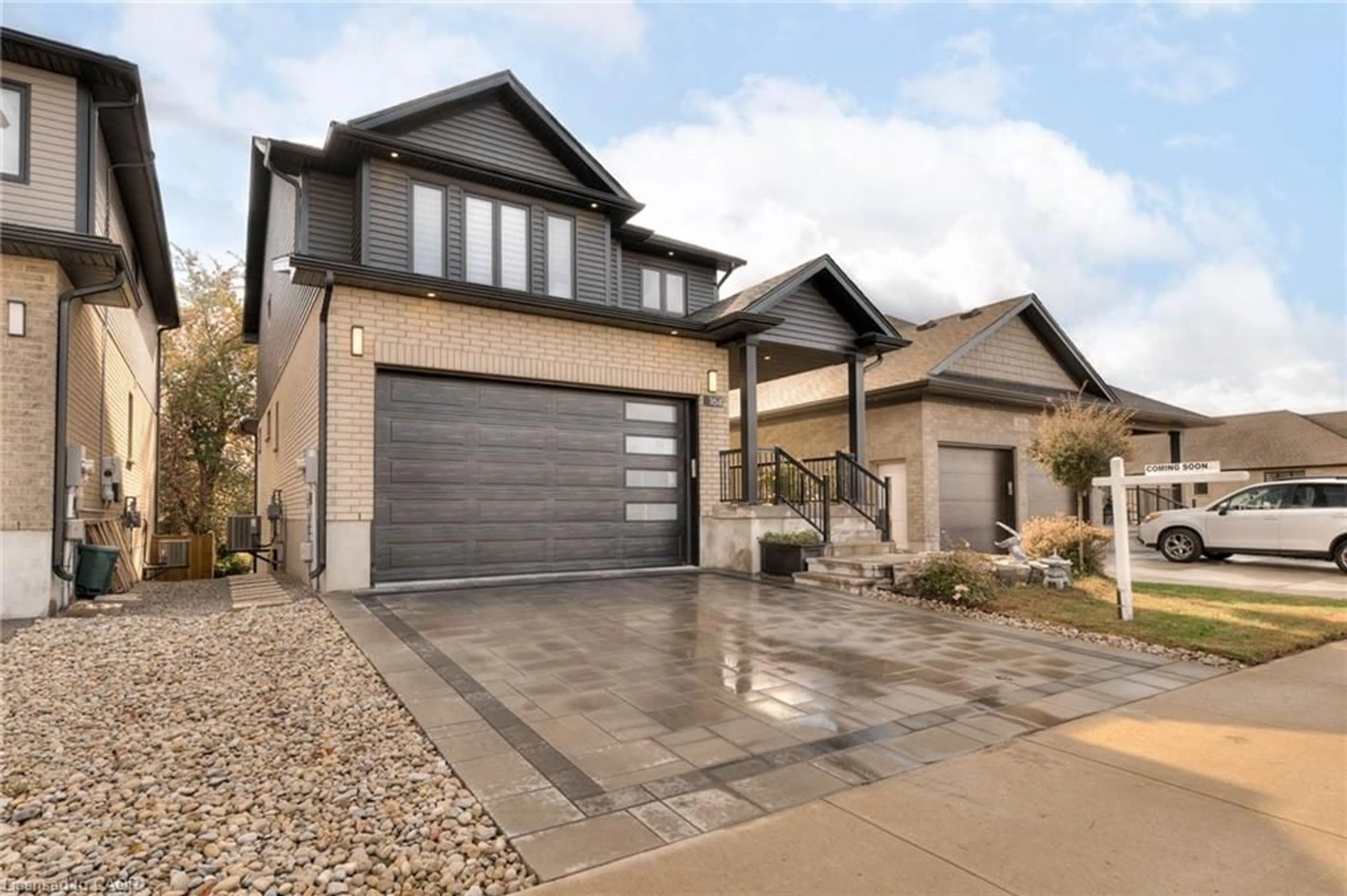 Home with brick exterior material, street for 164 Timber Trail Rd, Elmira Ontario N3B 0E3