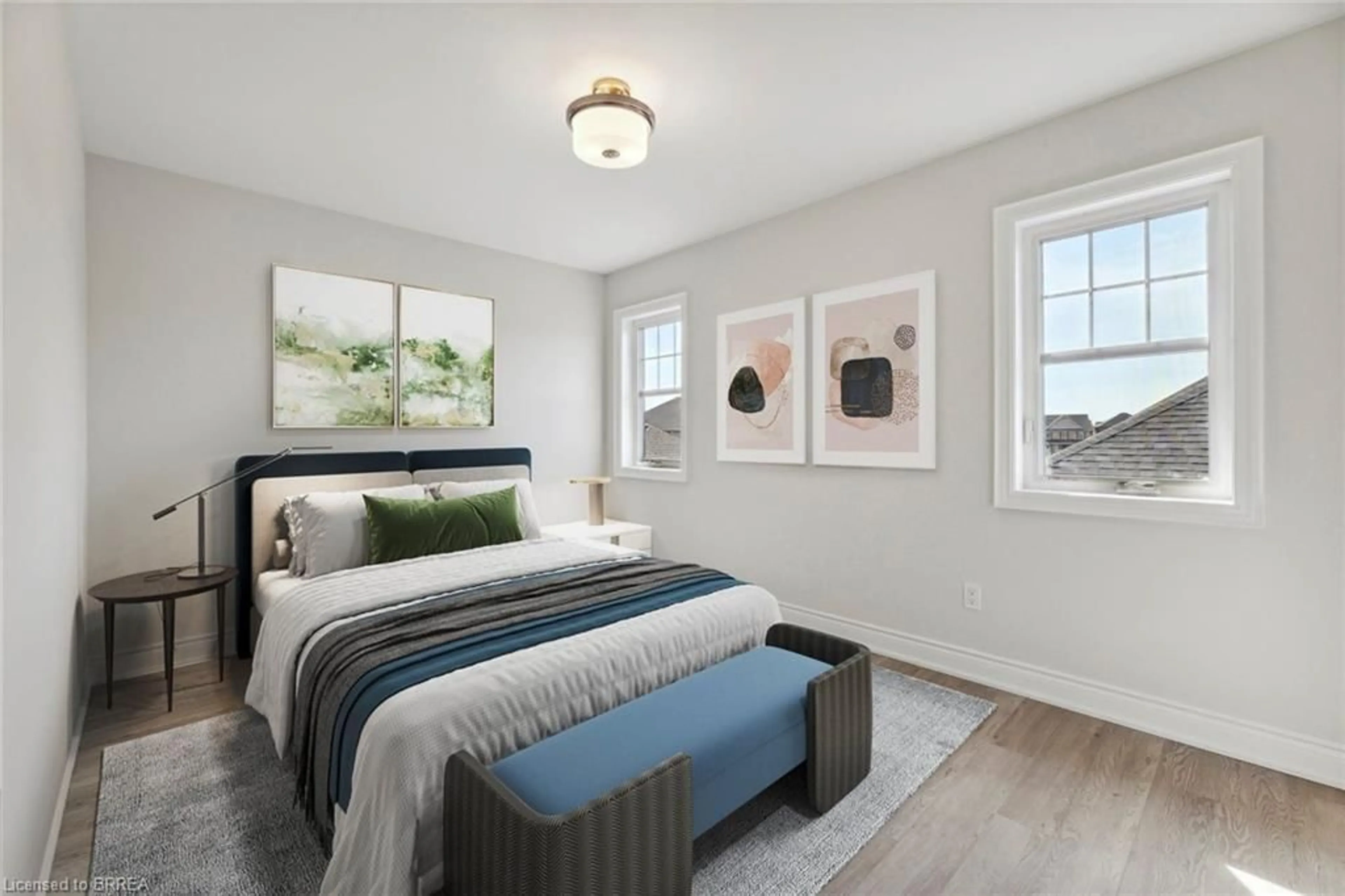 Bedroom with bed, unknown for 1083 Rippingale Trail, Peterborough Ontario K9H 0J2