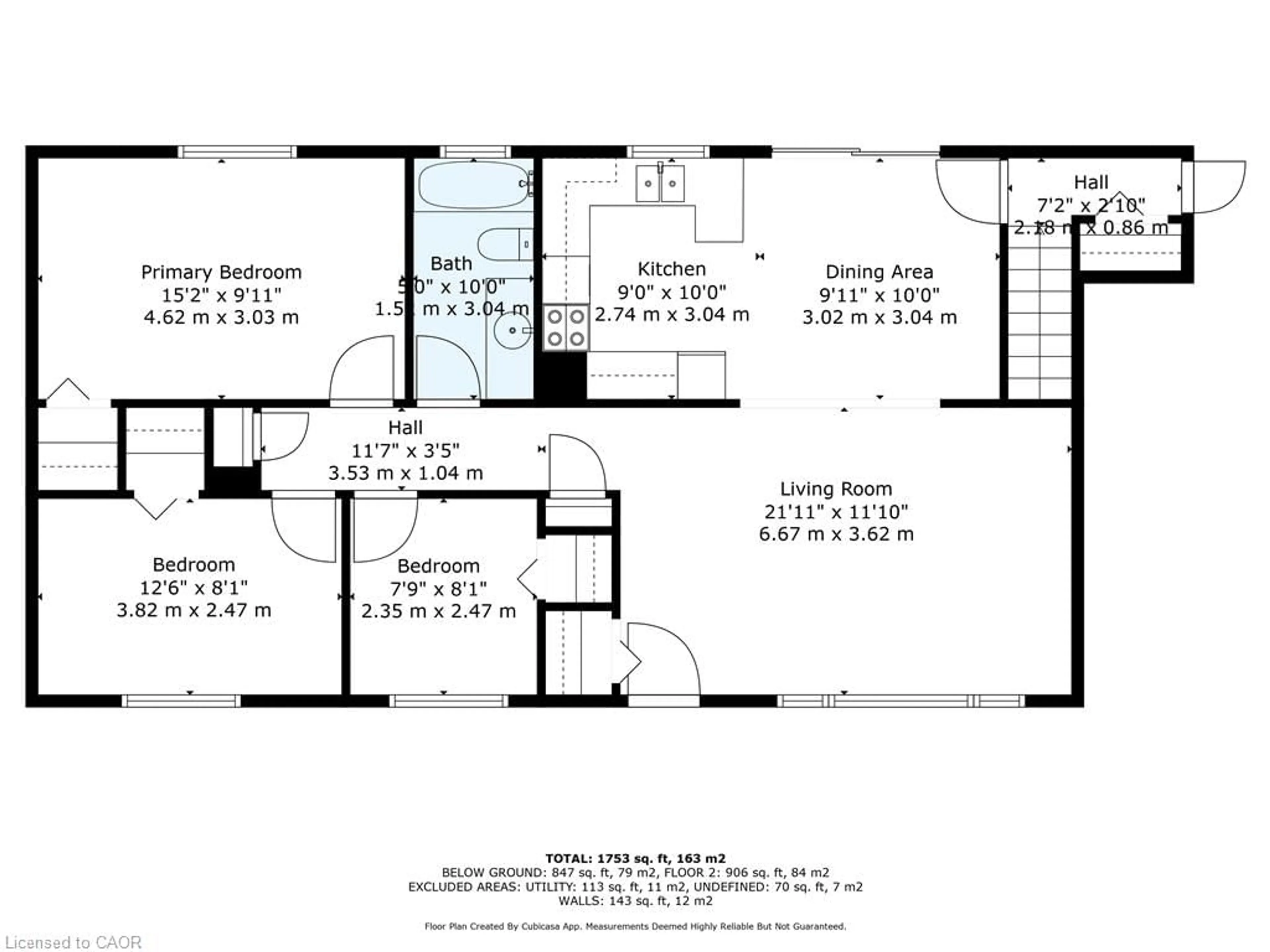 Floor plan for 73 Second Ave, Delhi Ontario N4B 1E4
