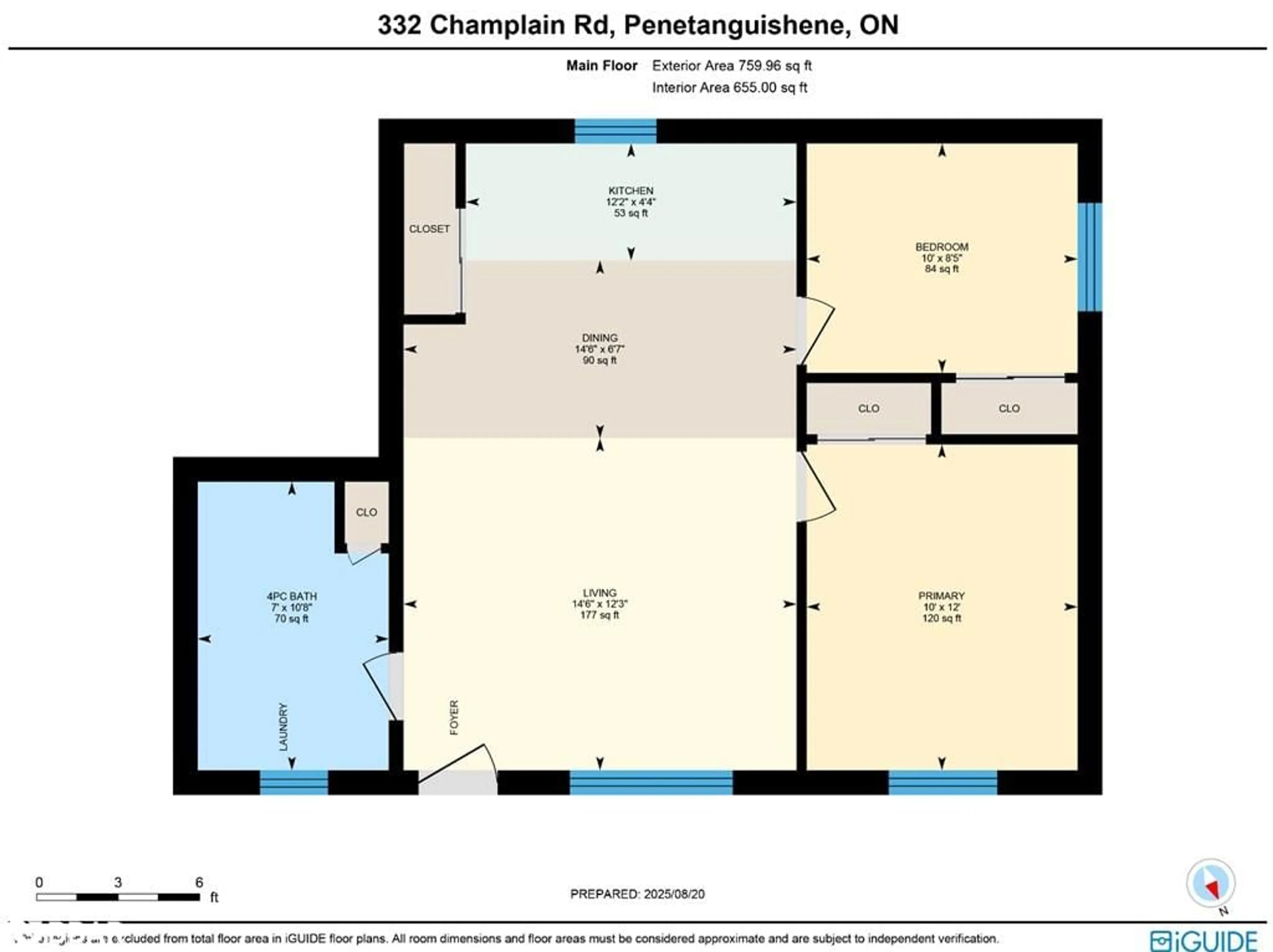 Floor plan for 332 Champlain Road, Penetanguishene Ontario L9M 1S4