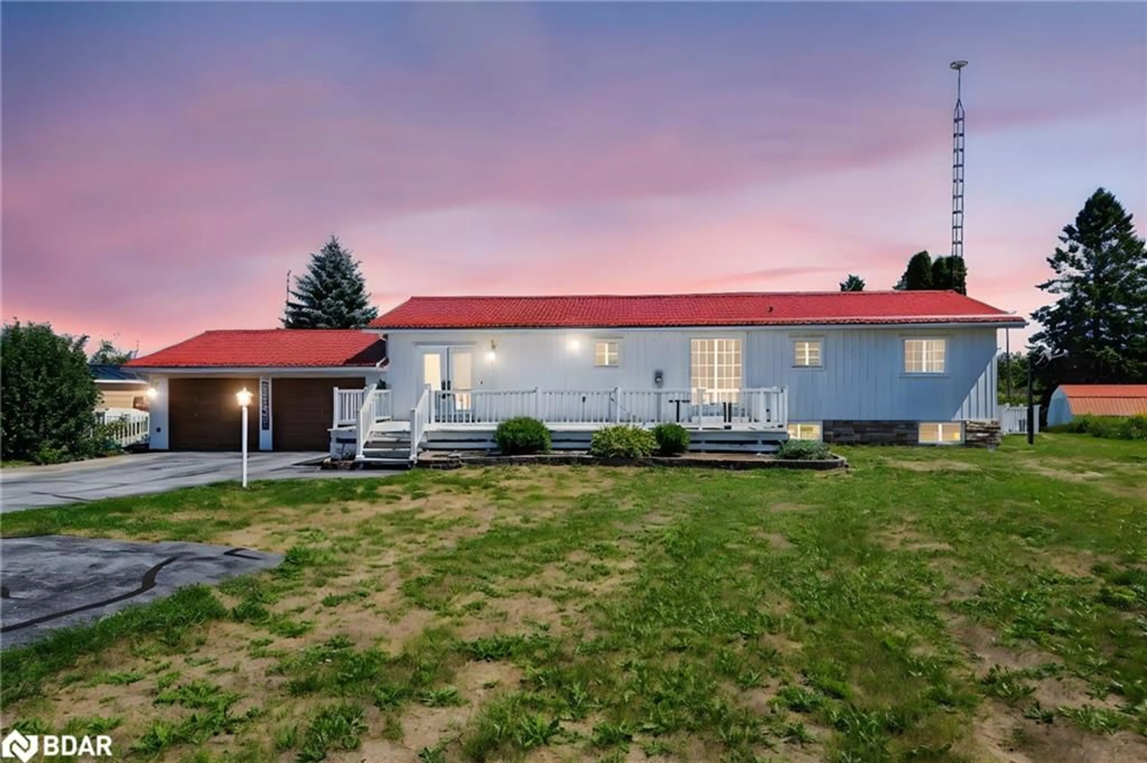 A pic from outside/outdoor area/front of a property/back of a property/a pic from drone, unknown for 128 Pearns Rd, Fenelon Falls Ontario K0M 1N0