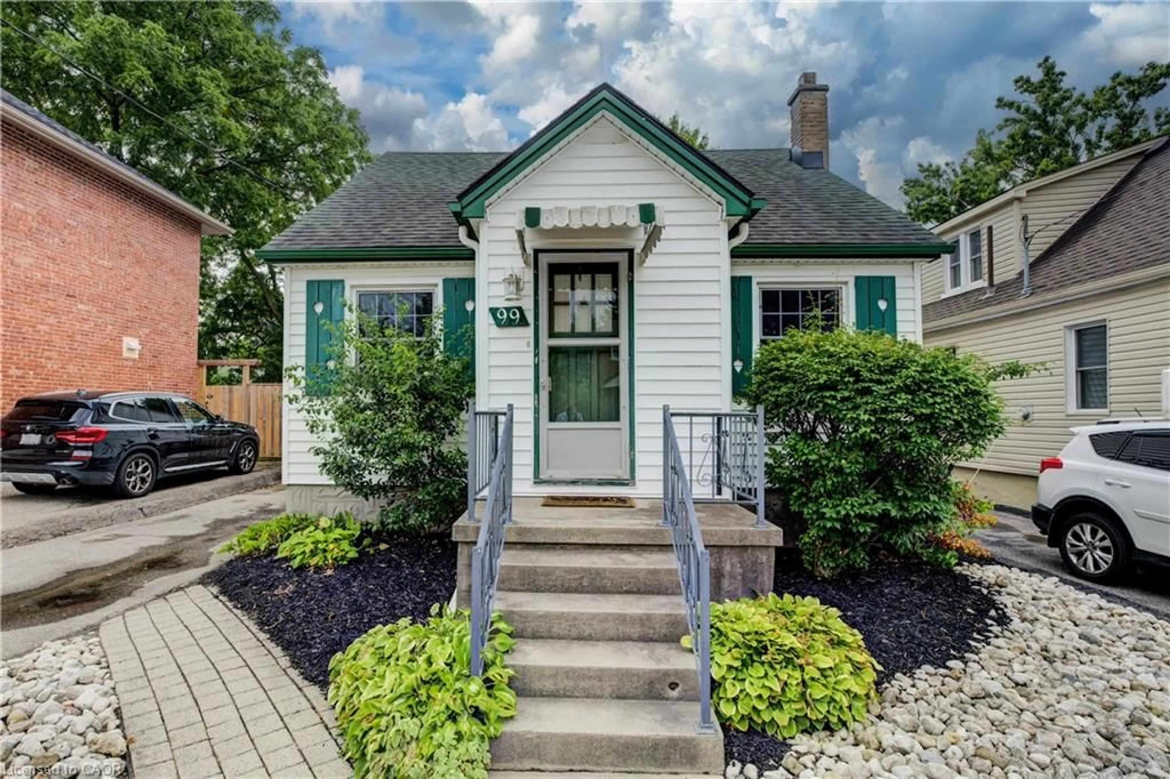 Home with brick exterior material, street for 99 Gildner St, Kitchener Ontario N2G 2H4