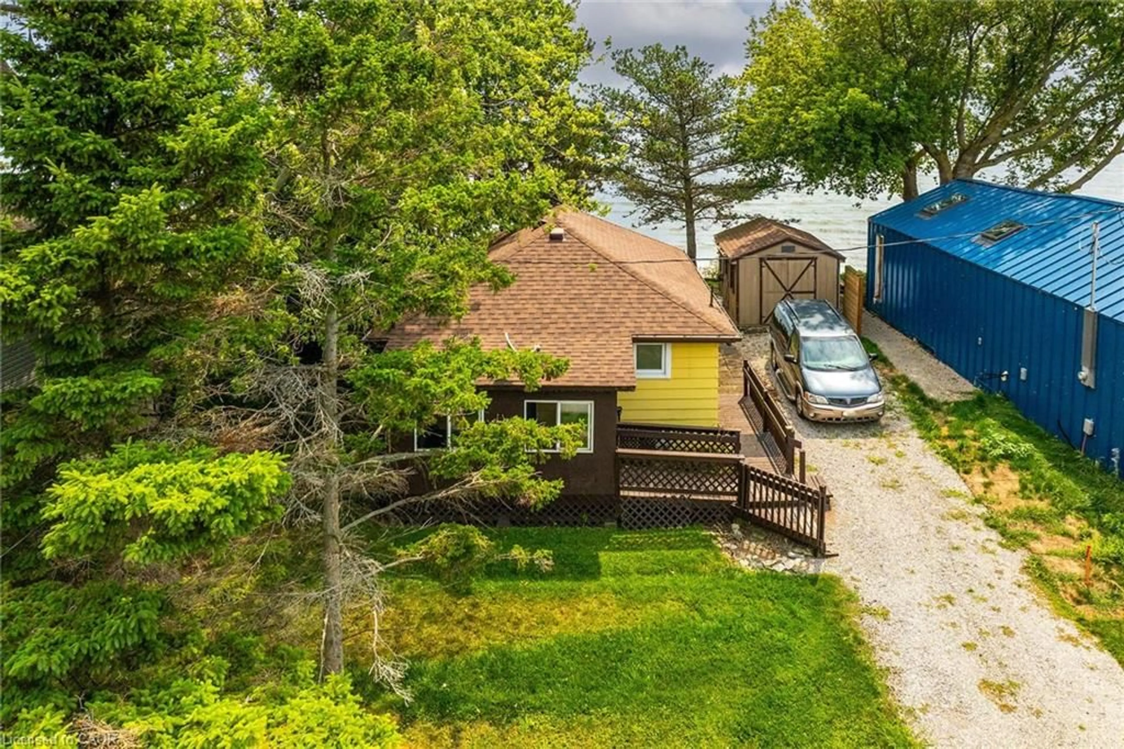 A pic from outside/outdoor area/front of a property/back of a property/a pic from drone, water/lake/river/ocean view for 966 South Coast Dr, Nanticoke Ontario N0A 1L0