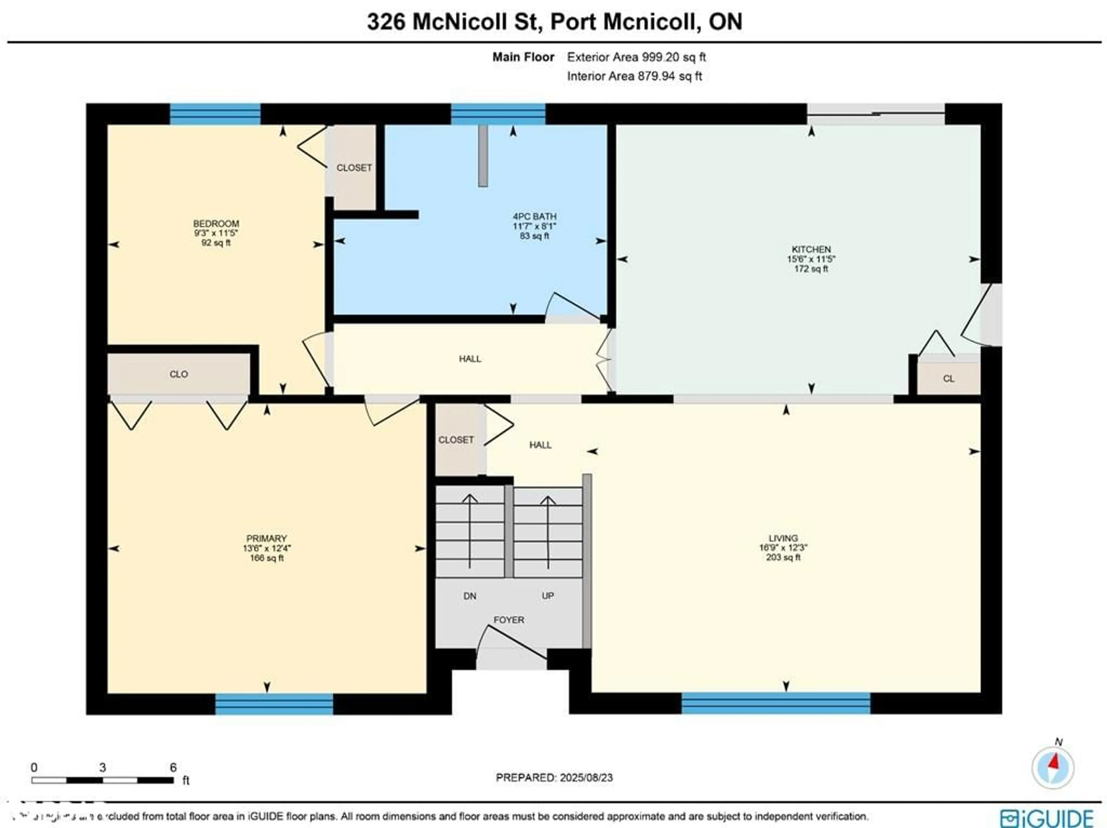 Floor plan for 326 Mcnicoll St, Port McNicoll Ontario L0K 1R0