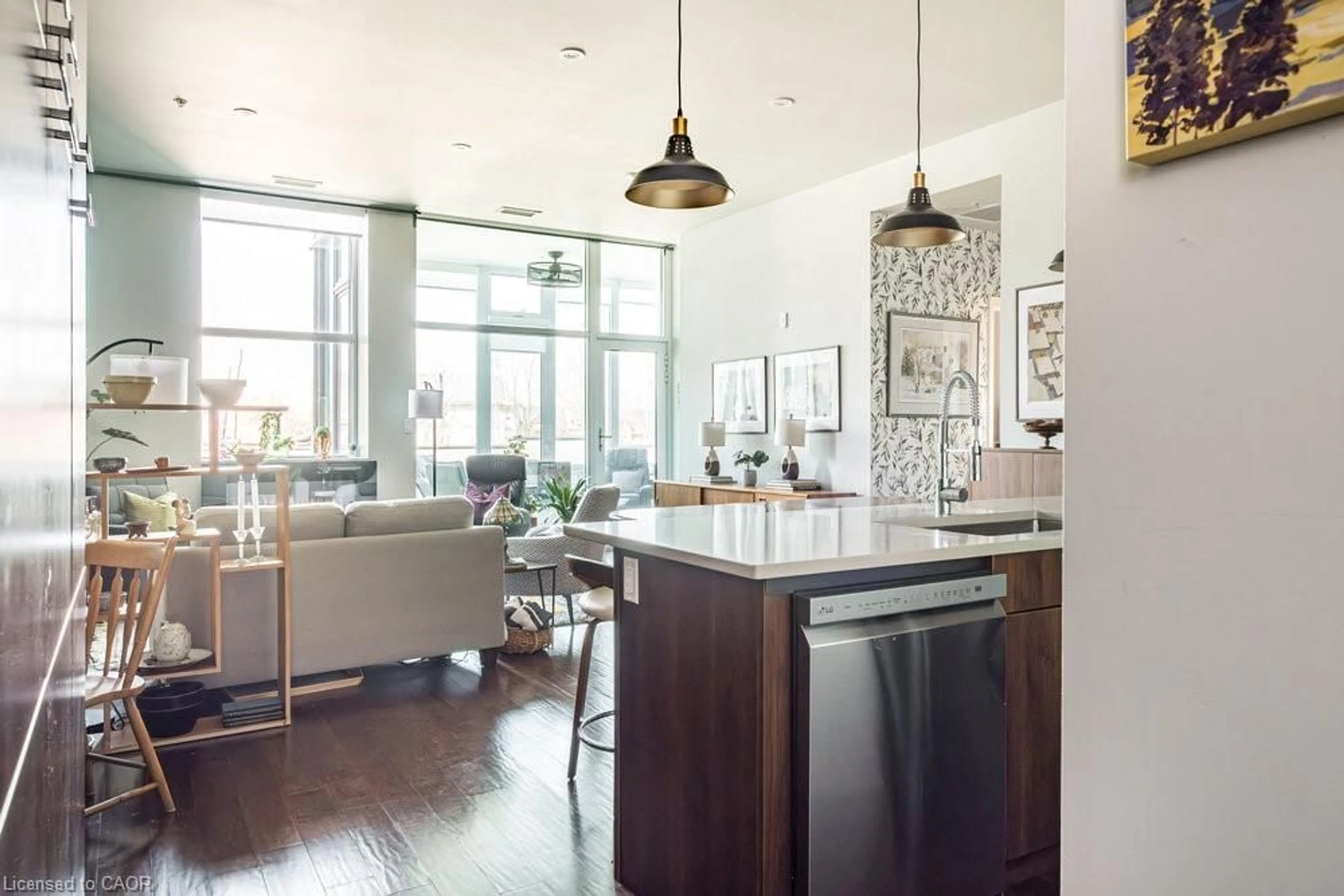 Open concept kitchen, unknown for 50 Murray St #201, Hamilton Ontario L8L 1B3