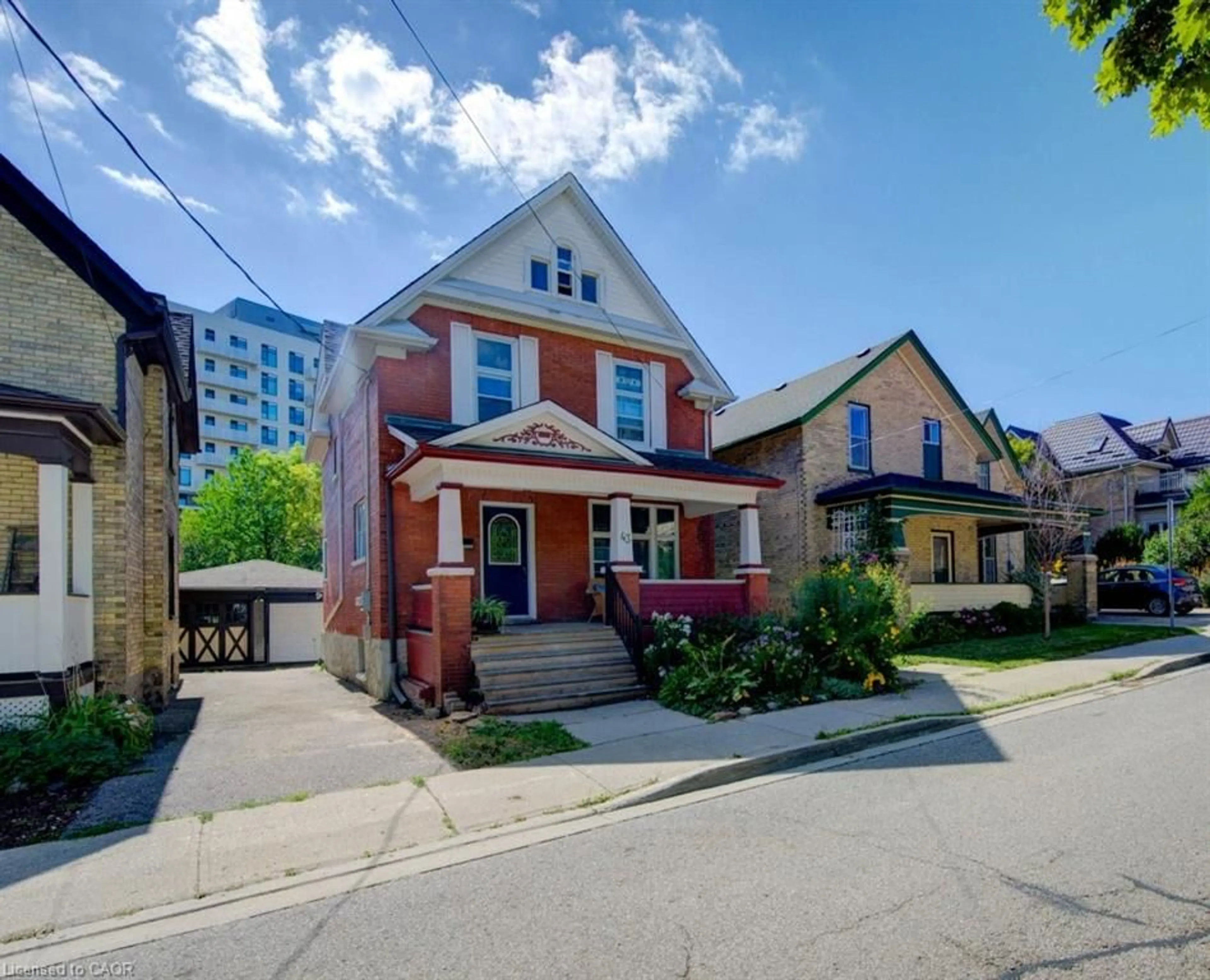 Home with brick exterior material, street for 43 Irvin St, Kitchener Ontario N2H 1K7