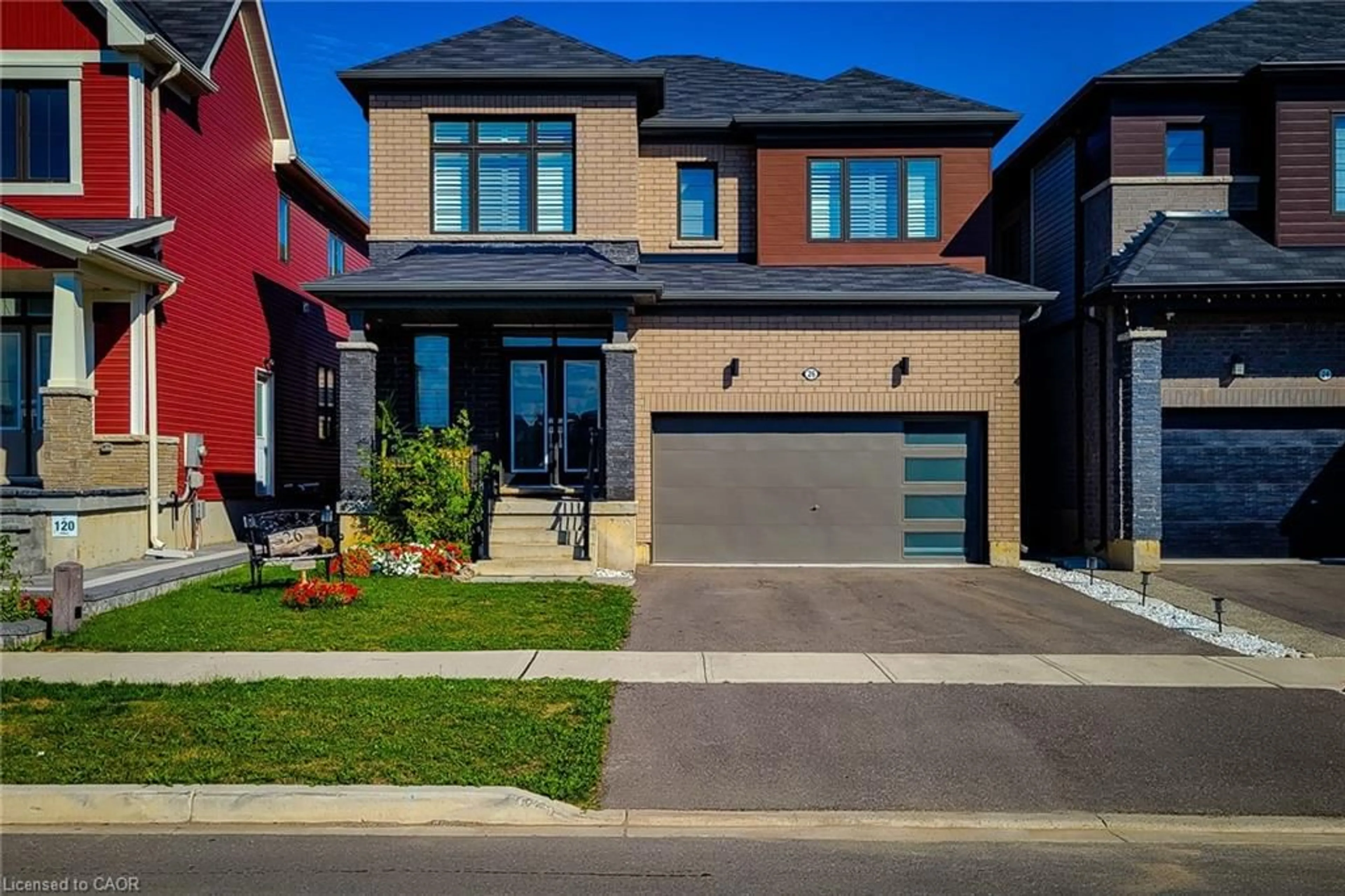 Home with brick exterior material, street for 26 Whithorn Cres, Caledonia Ontario N3W 0E5