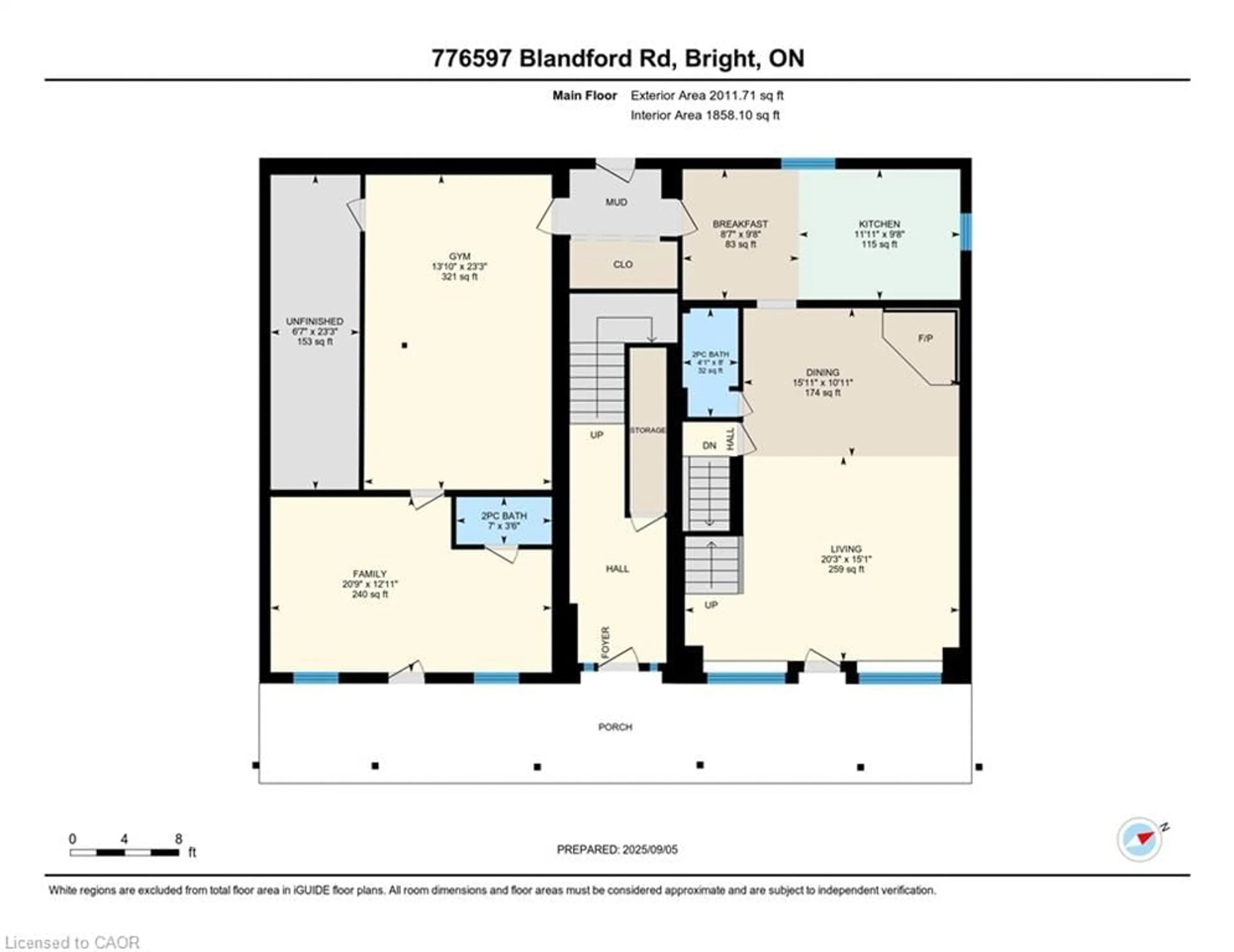 Floor plan for 776597 Blandford Rd, Brighton Ontario N0J 1B0