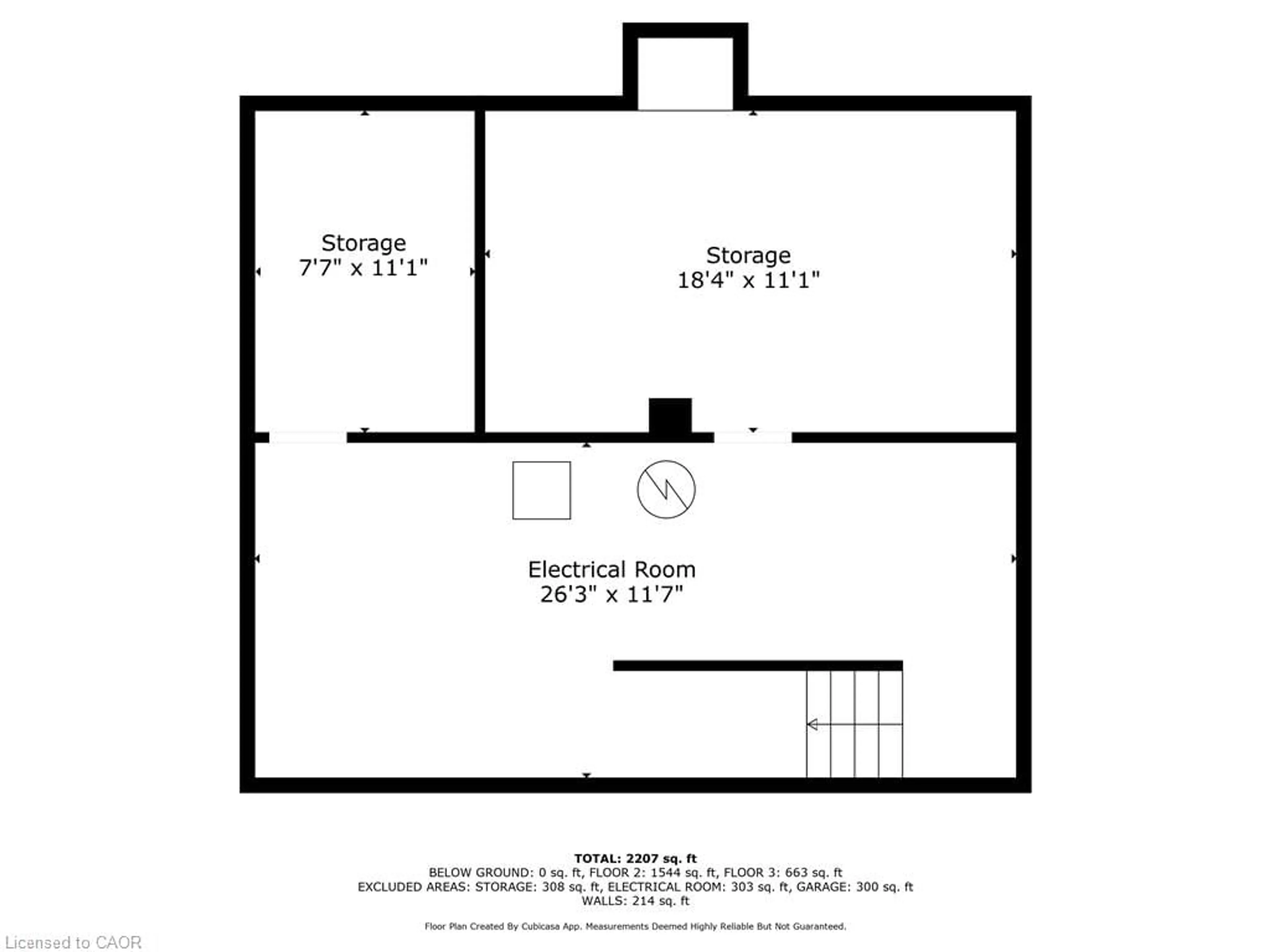 Floor plan for 275 West Quarter Line, Forestville Ontario N0E 1P0