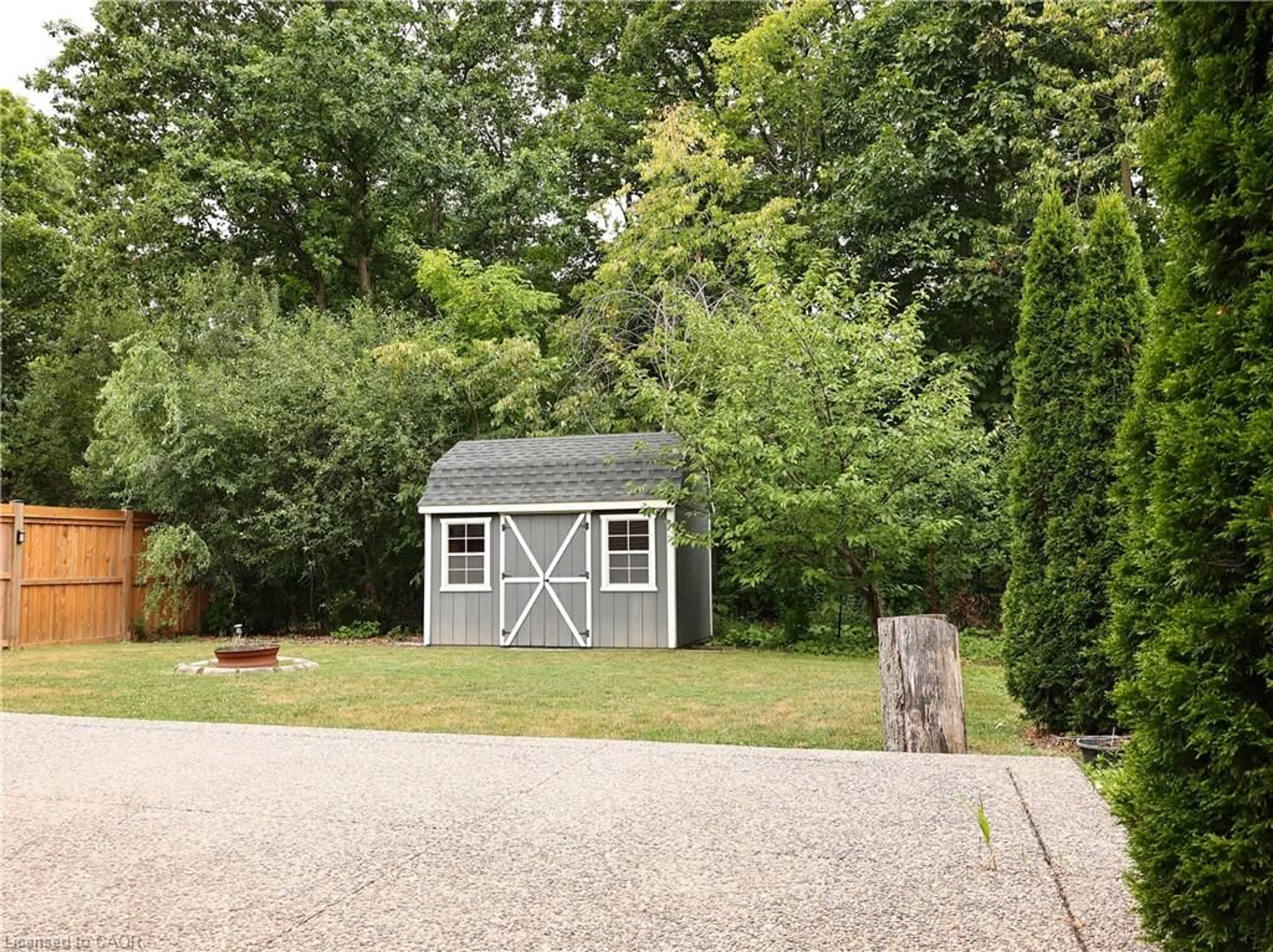 Shed for 54 Harvest Gate, Smithville Ontario L0R 2A0
