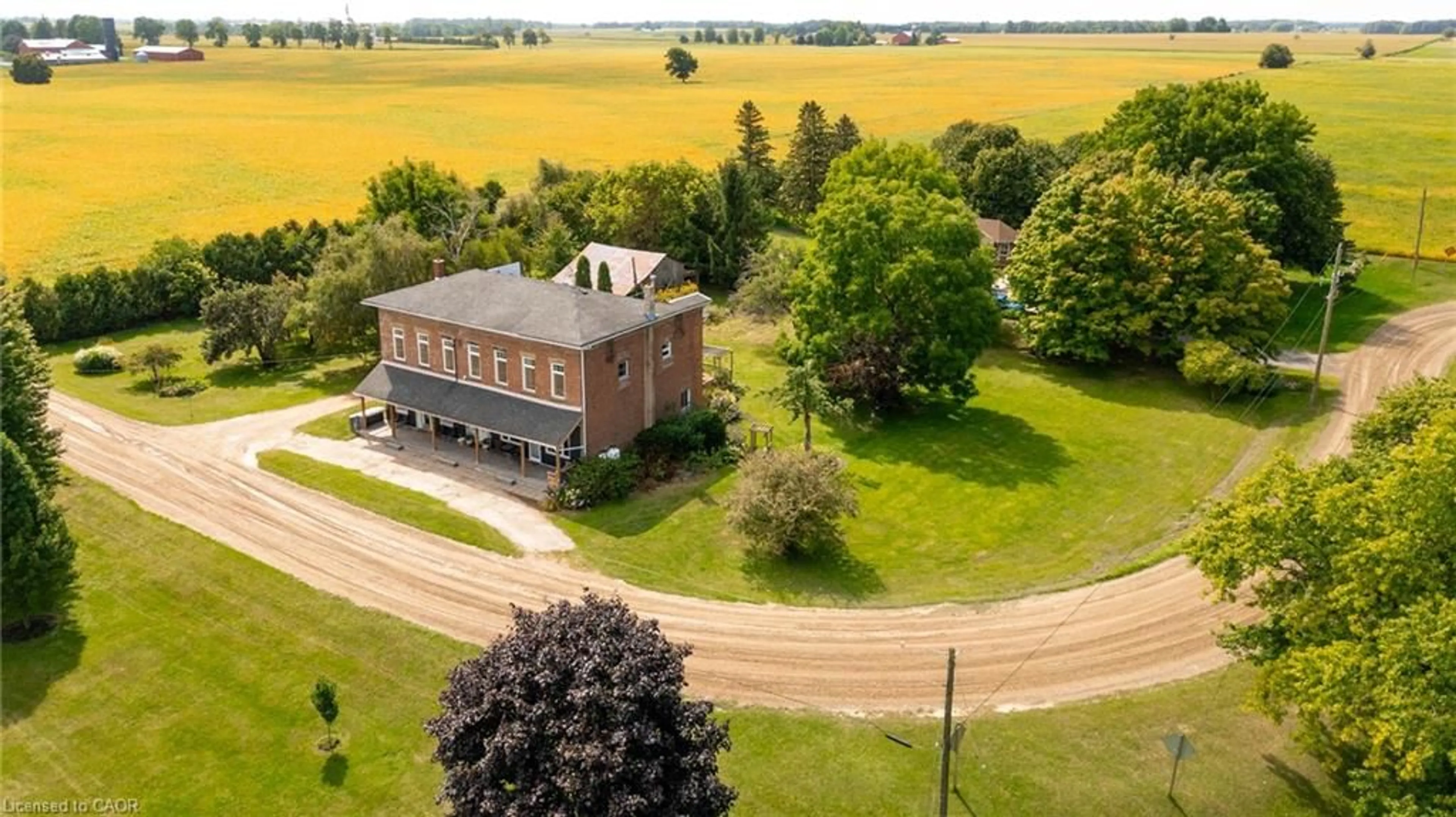A pic from outside/outdoor area/front of a property/back of a property/a pic from drone, building for 776597 Blandford Rd, Bright Ontario N0J 1B0