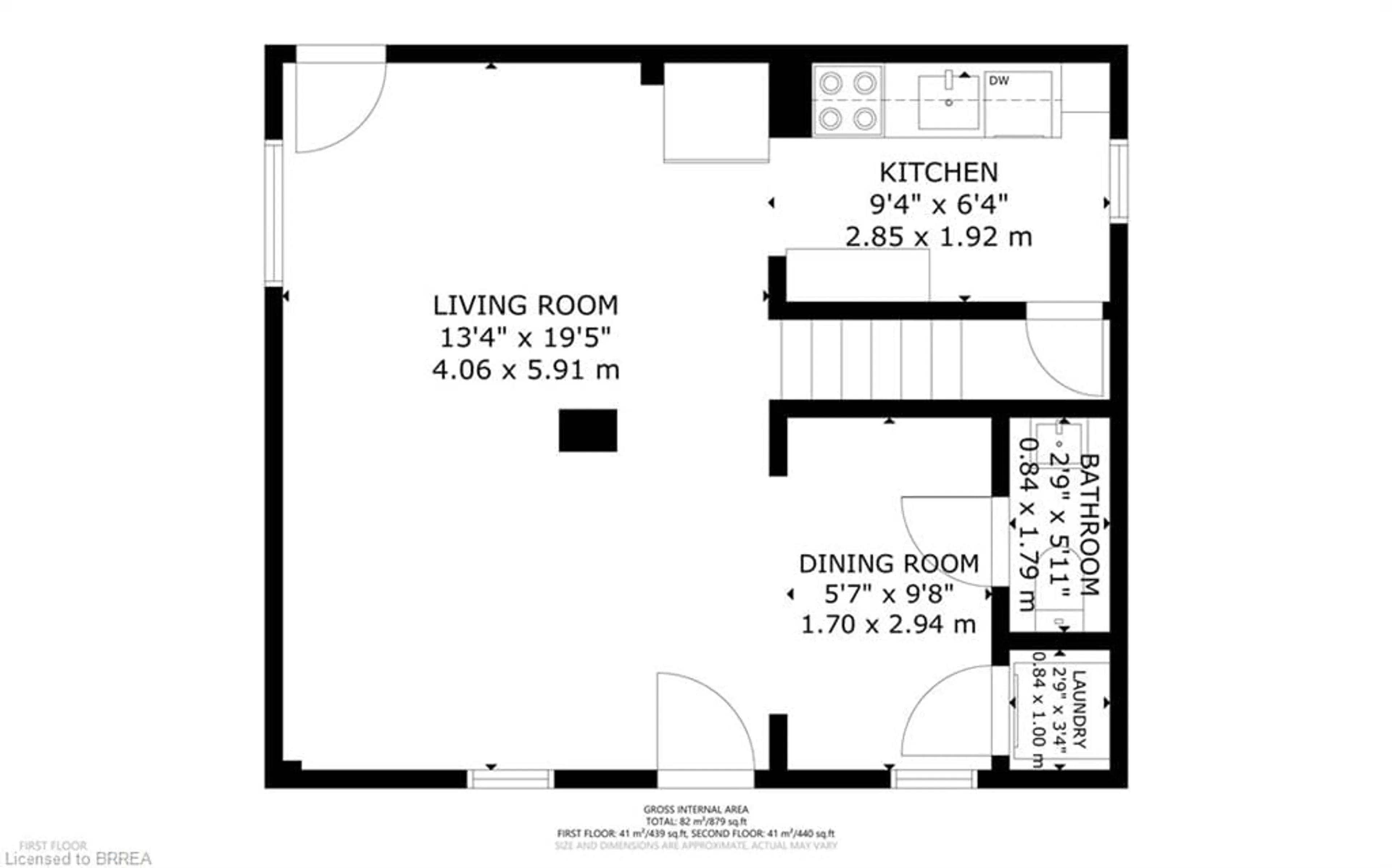 Floor plan for 80 West River St, Paris Ontario N3L 2V1