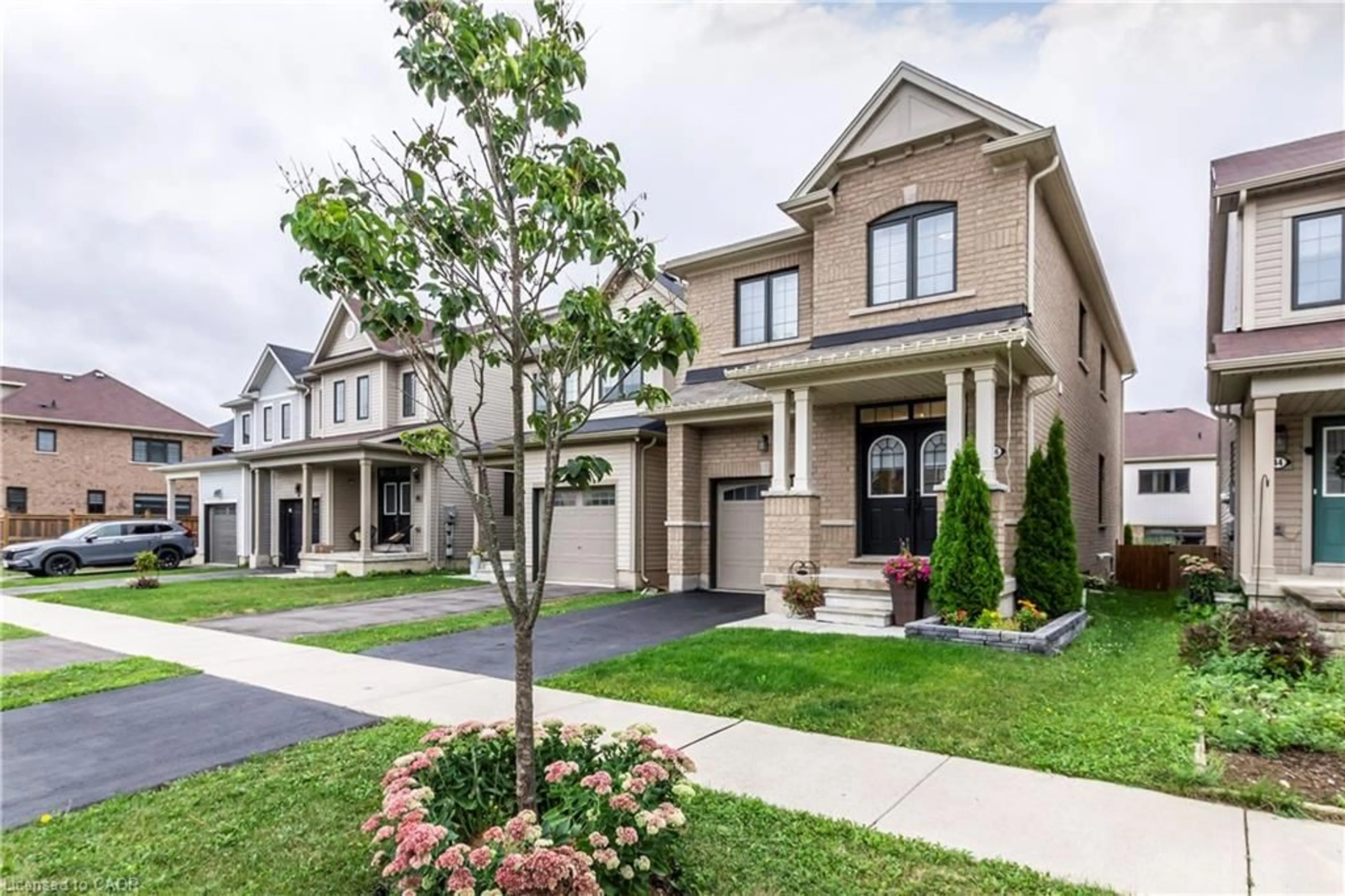 Home with brick exterior material, street for 46 Kelso Dr, Caledonia Ontario N3W 0B7
