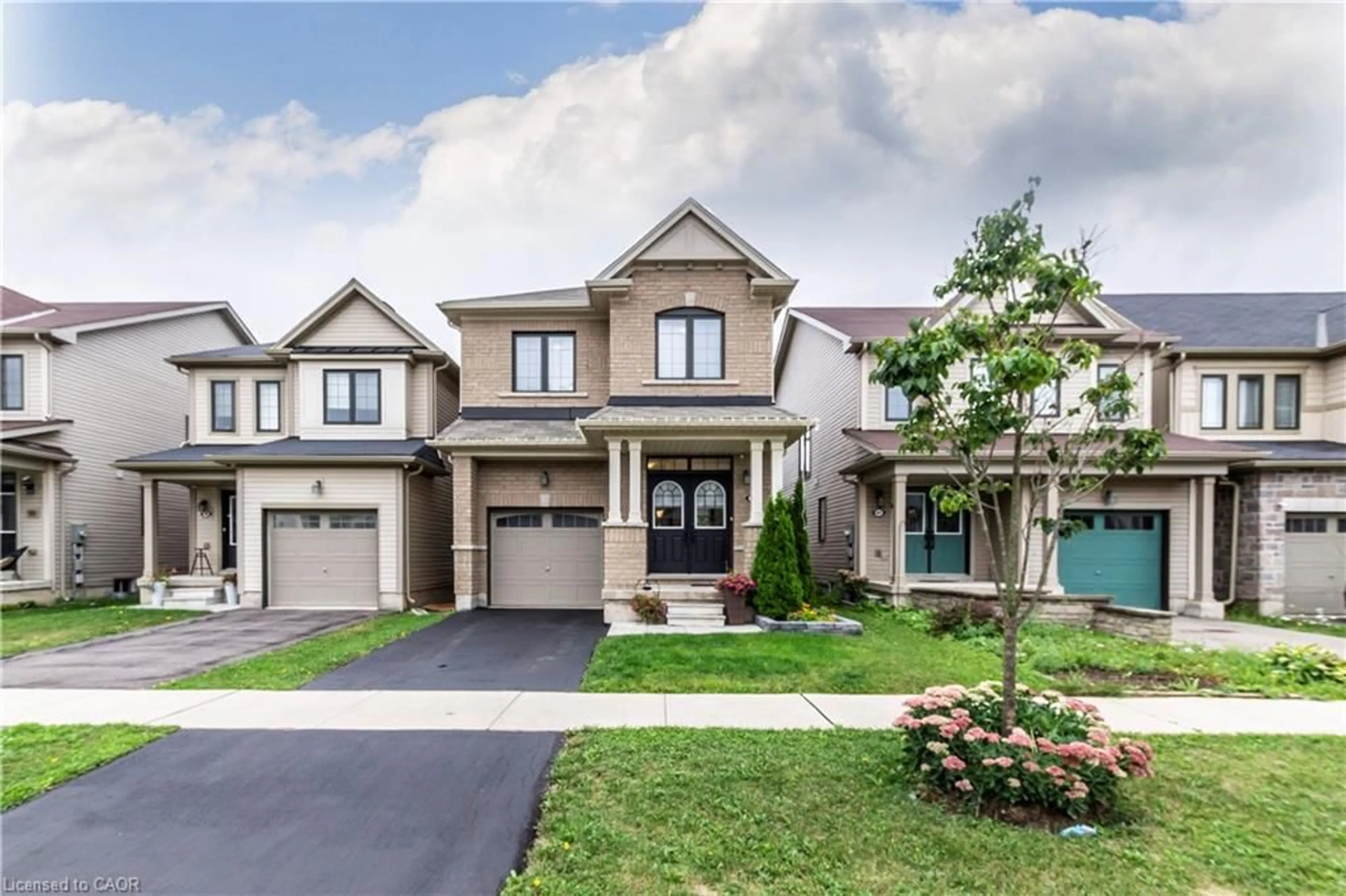 Home with brick exterior material, street for 46 Kelso Dr, Caledonia Ontario N3W 0B7