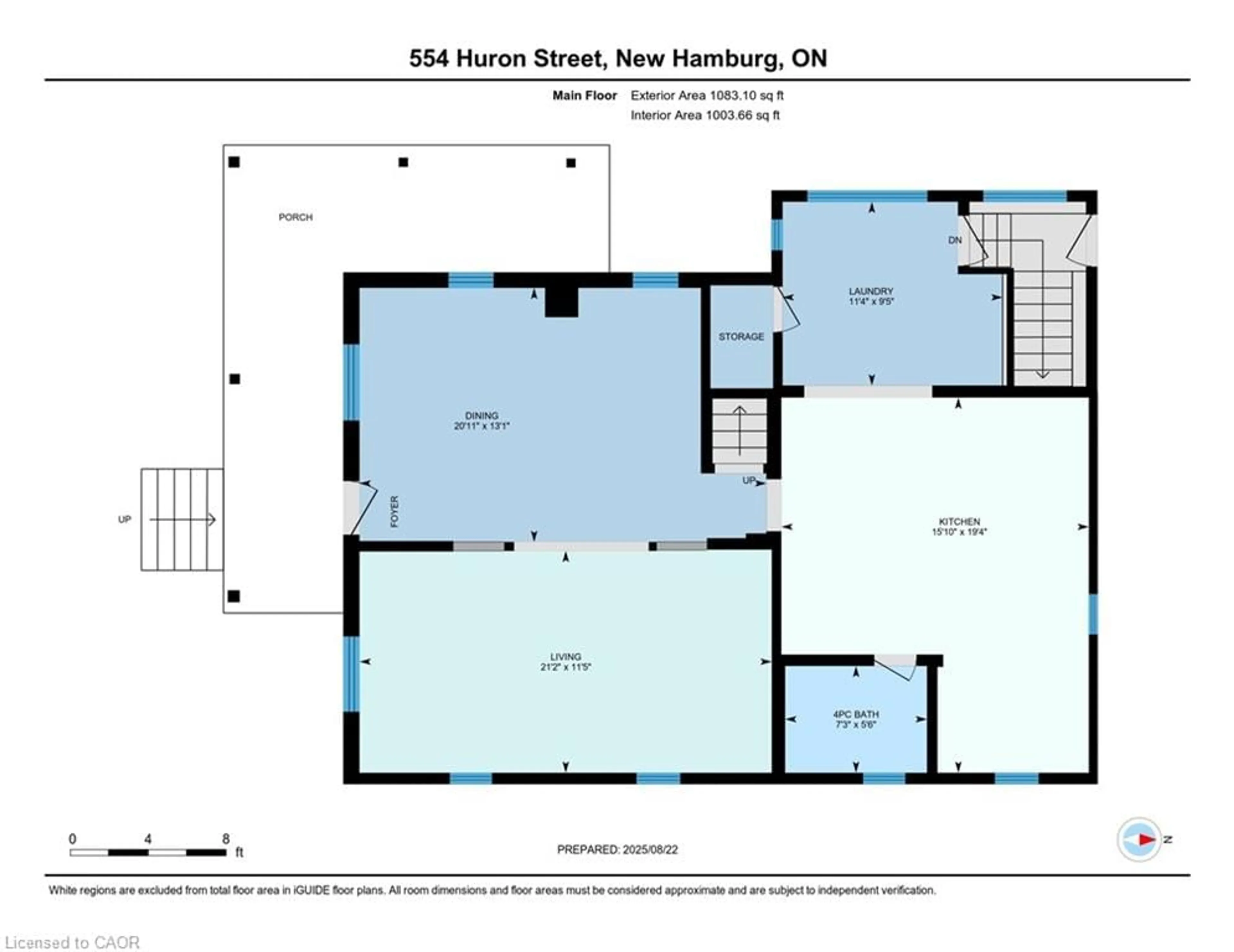 Floor plan for 554 Huron St, New Hamburg Ontario N3A 1J3