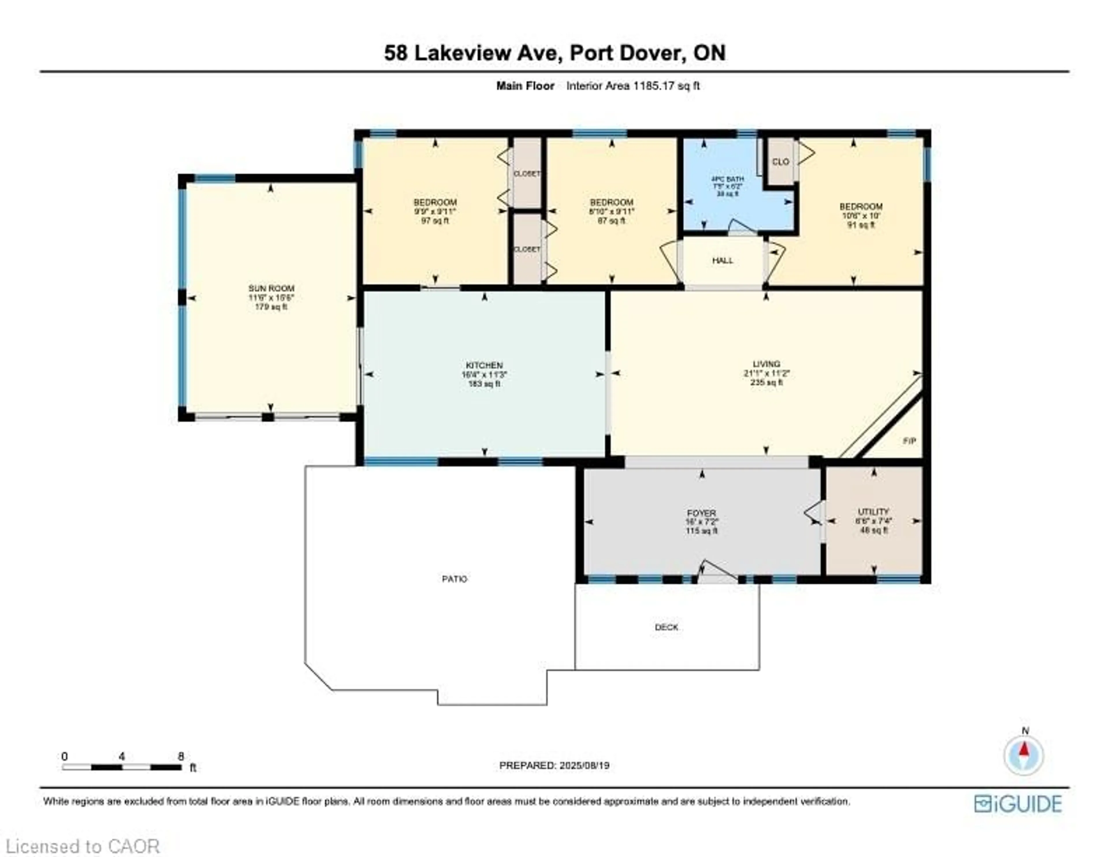 Floor plan for 58 Lakeview Ave, Port Dover Ontario N0A 1N8