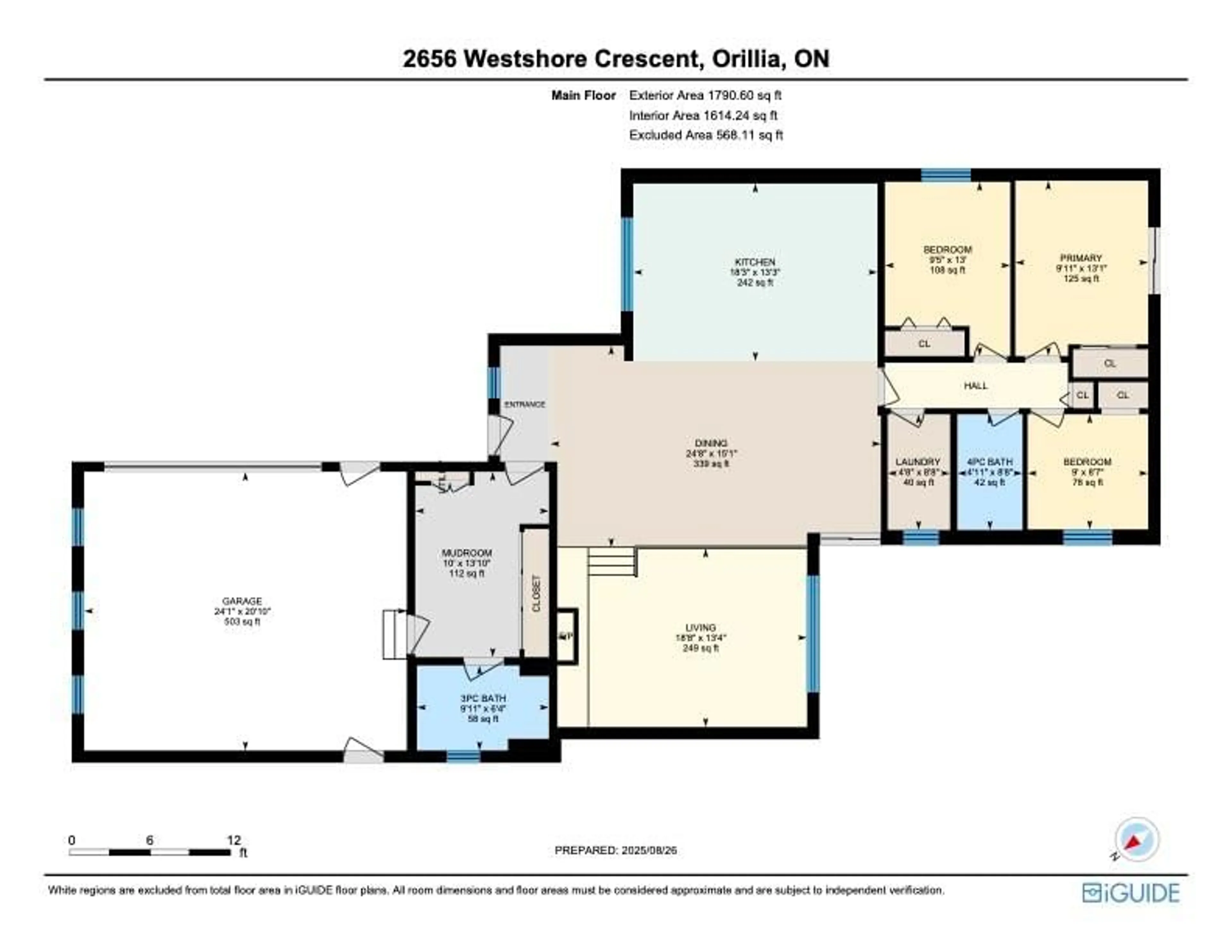 Floor plan for 2656 Westshore Cres, Severn Ontario L3V 6H3