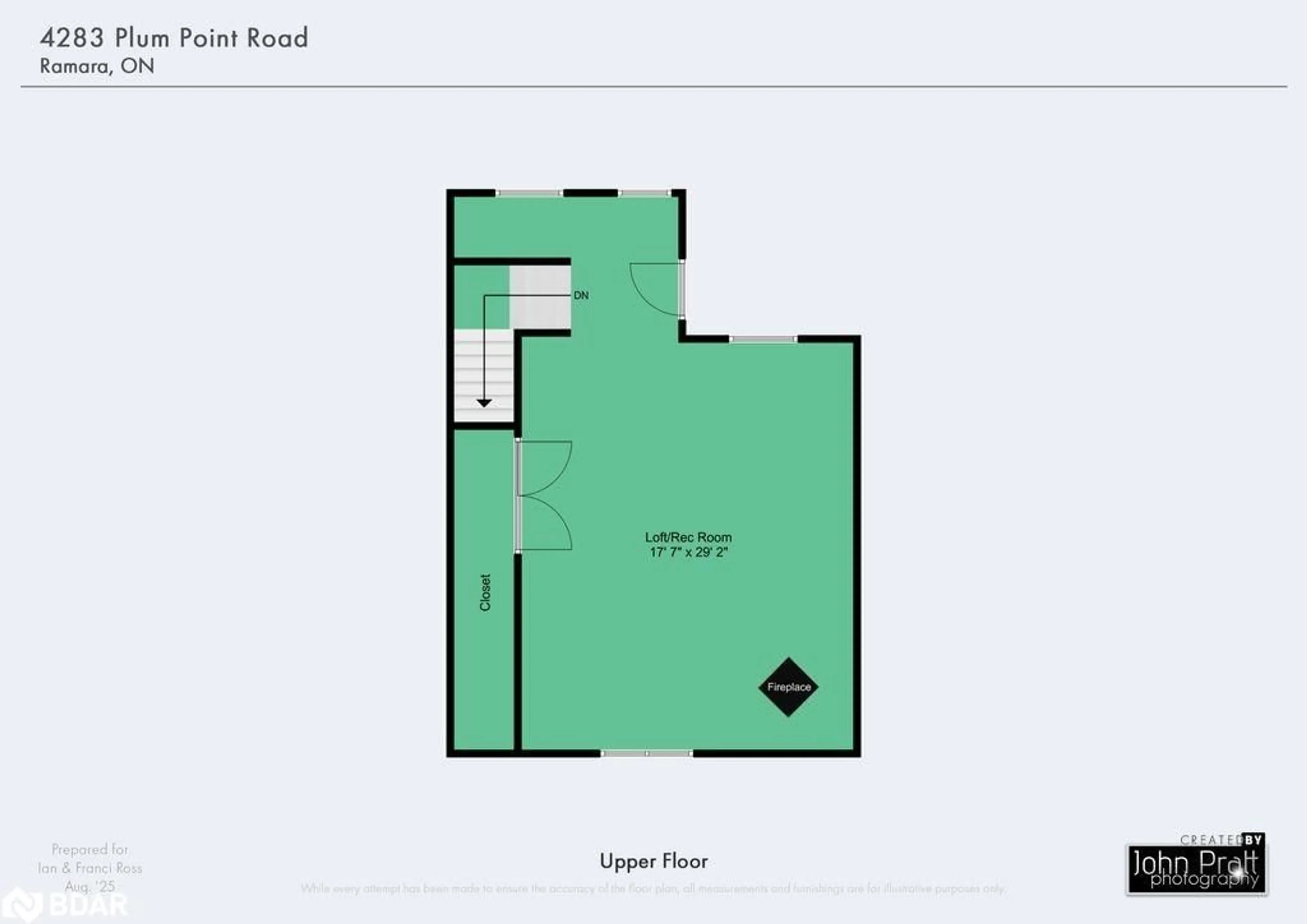 Floor plan for 4283 Plum Point Rd, Ramara Ontario L0K 2B0