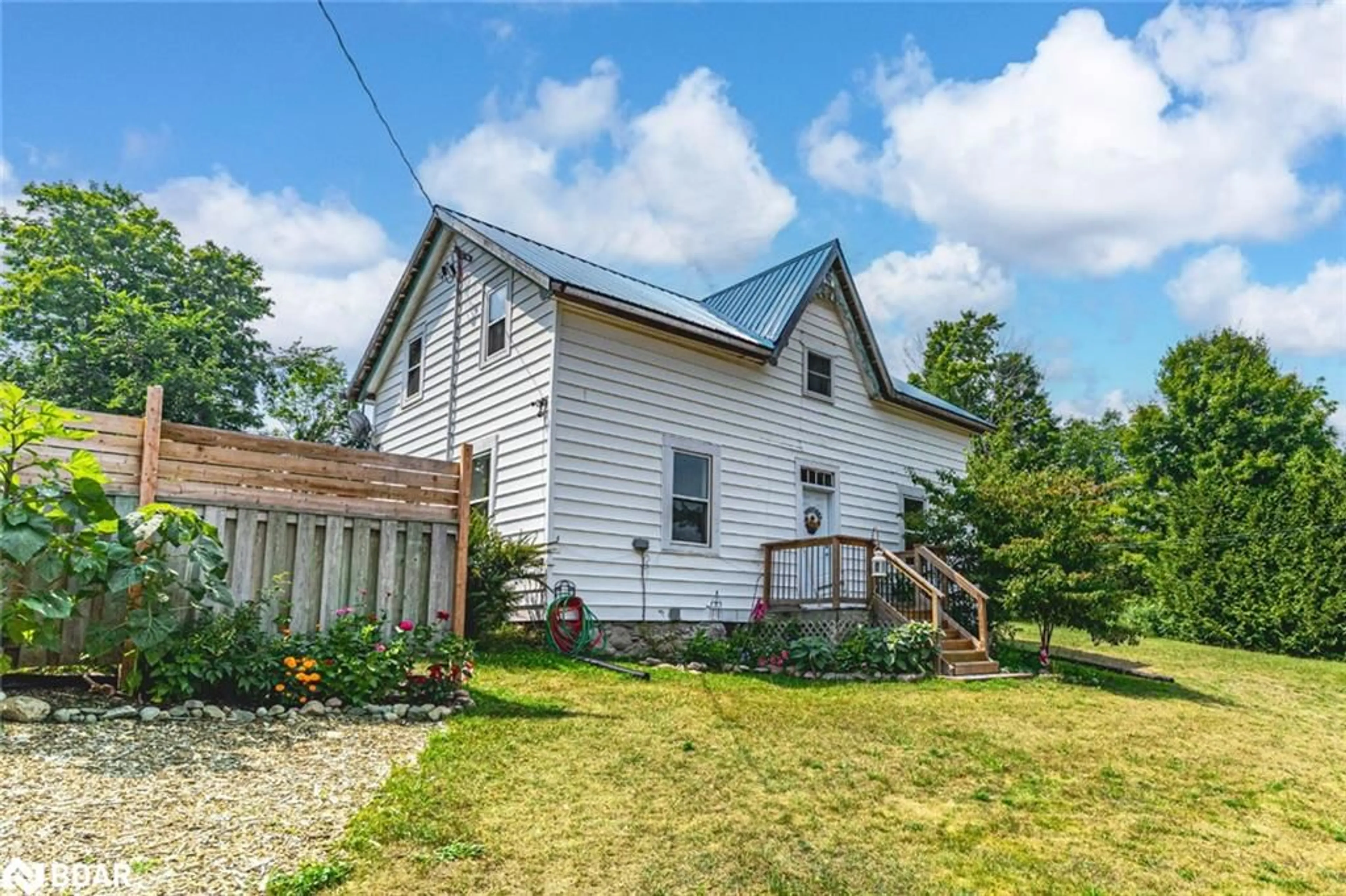 A pic from outside/outdoor area/front of a property/back of a property/a pic from drone, building for 4396 Penetanguishene Rd, Hillsdale Ontario L0L 1V0