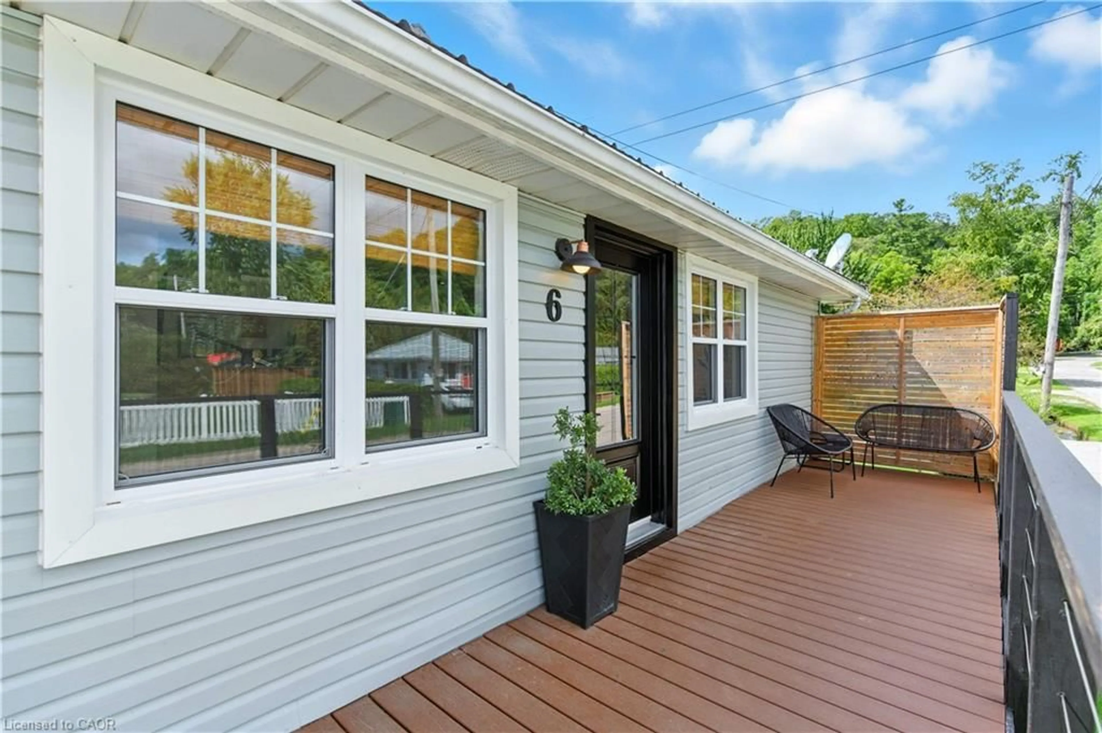 Home with vinyl exterior material, street for 6 Old Hill Rd, Turkey Point Ontario N0E 1T0