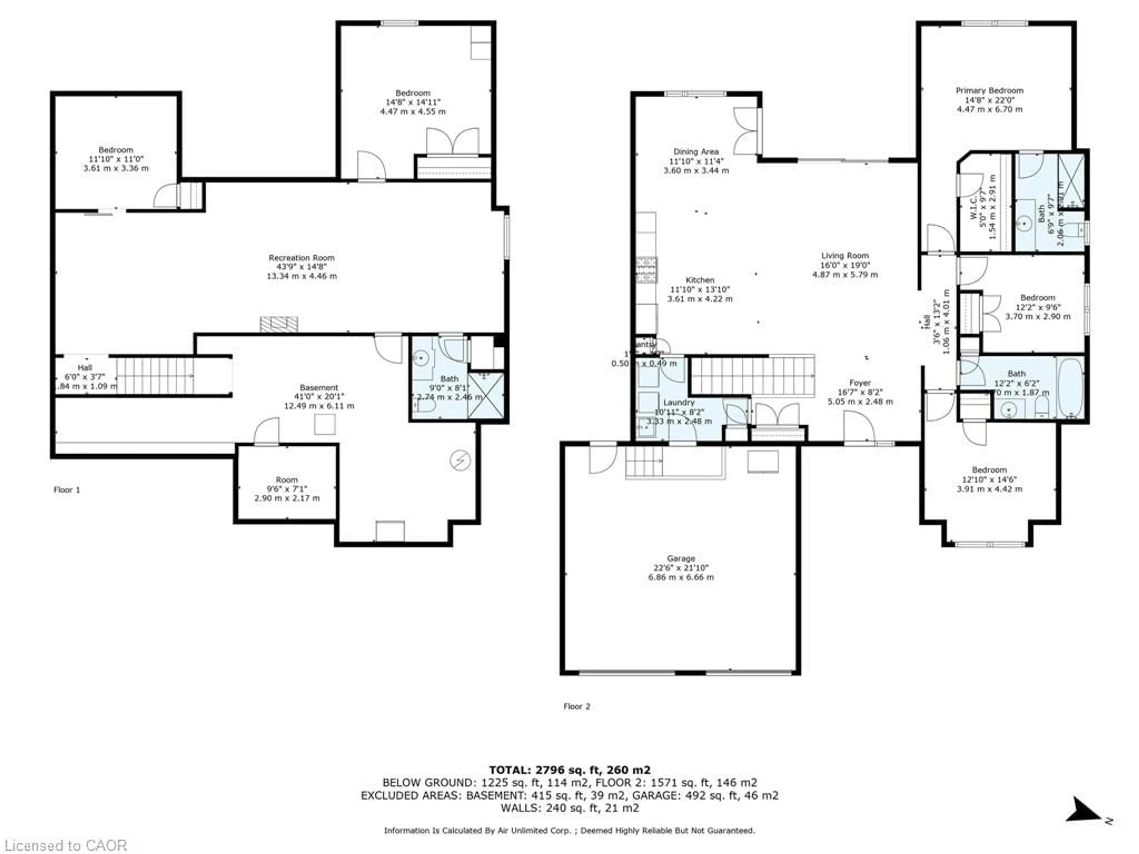 Floor plan for 14 Ross Ave, Simcoe Ontario N3Y 0B2