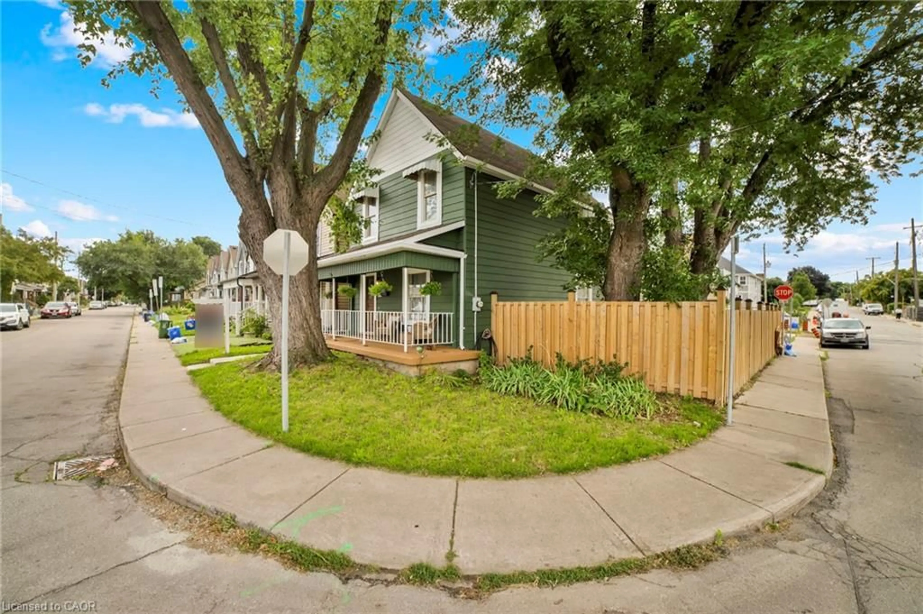 A pic from outside/outdoor area/front of a property/back of a property/a pic from drone, street for 12 Francis St, Hamilton Ontario L8L 3V1