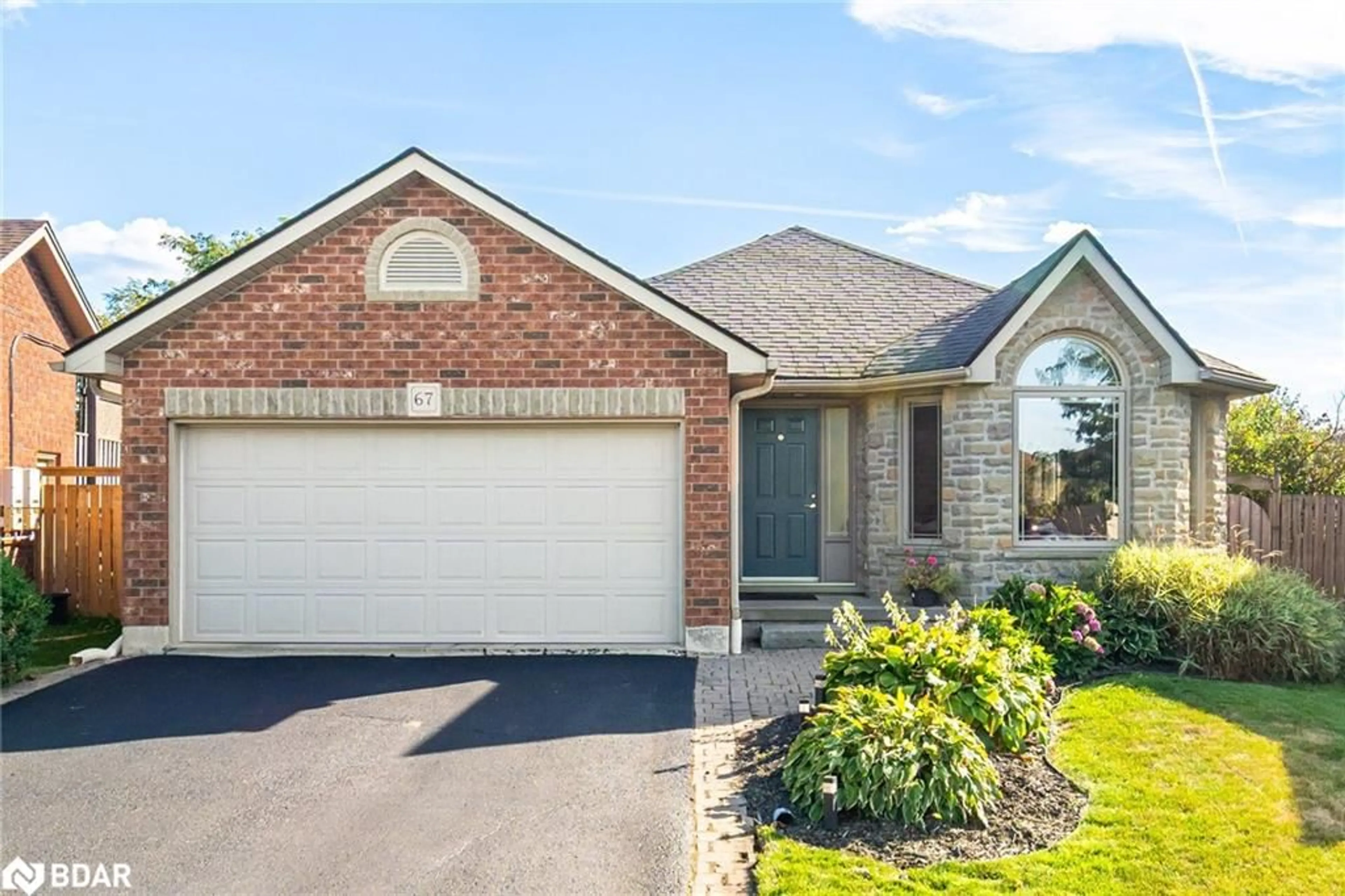 Home with brick exterior material, street for 67 Garner's Lane, Brantford Ontario N3T 6P5