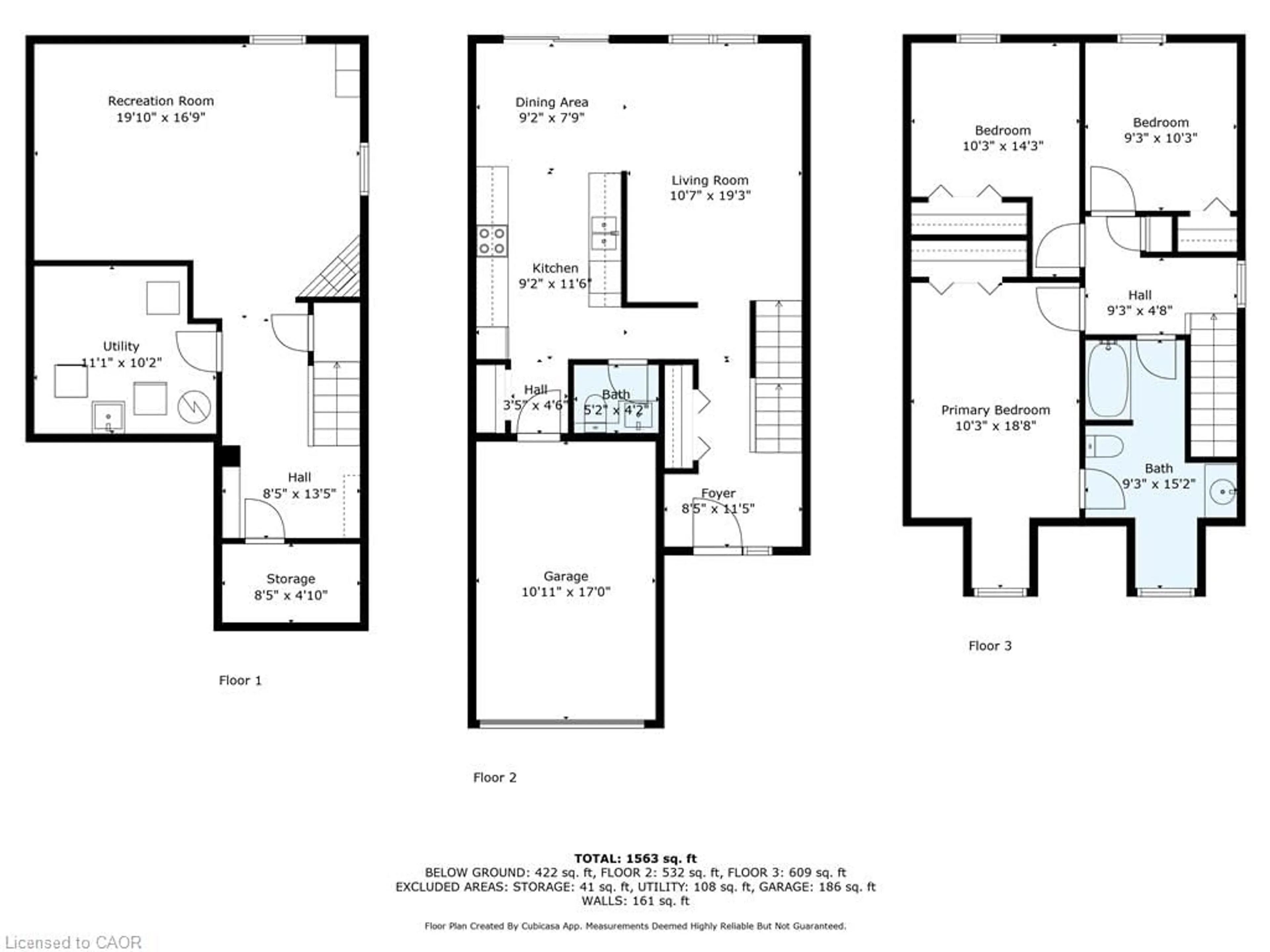 Floor plan for 1 Freeman Cres, Simcoe Ontario N3Y 5J9