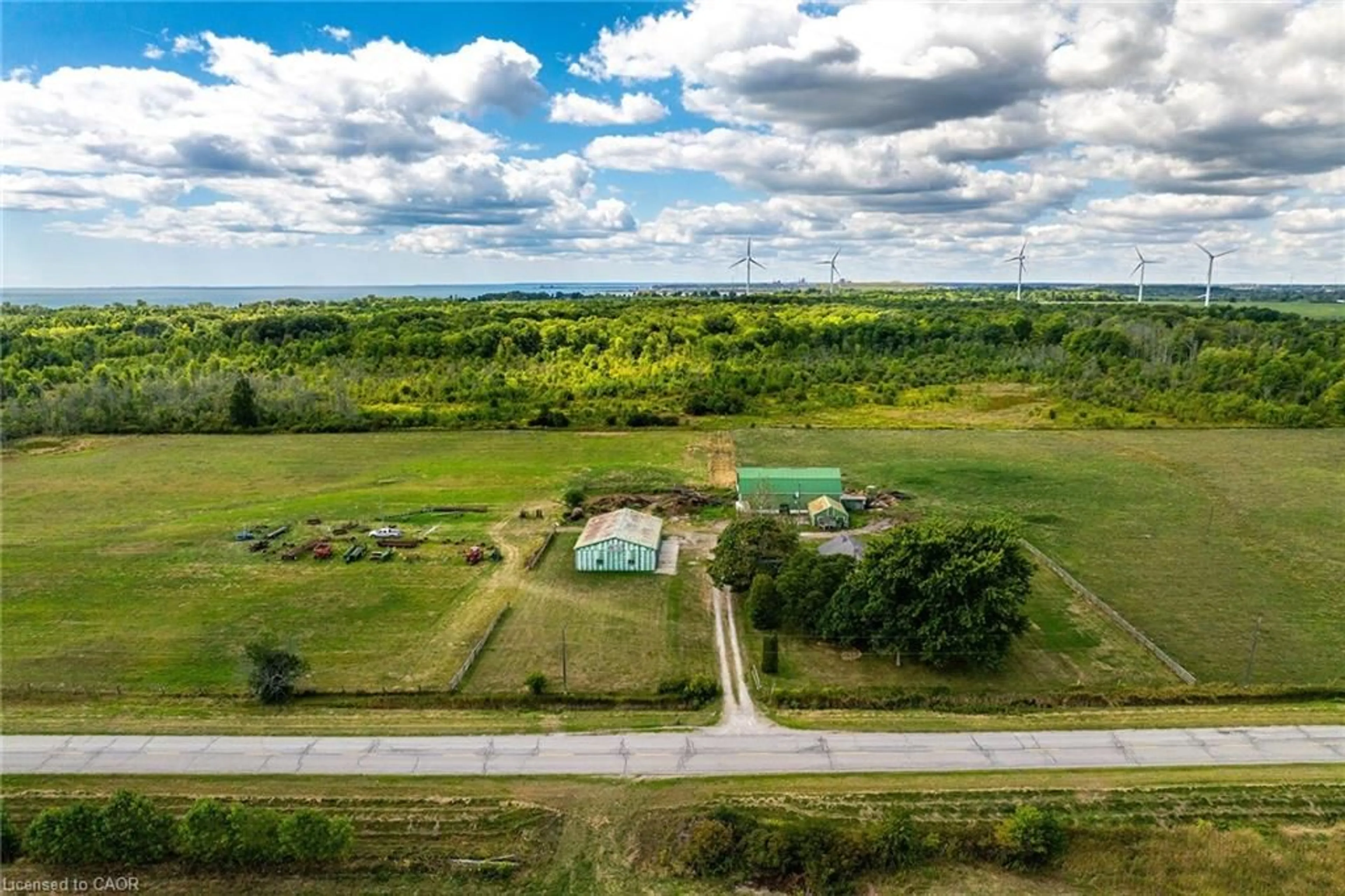 A pic from outside/outdoor area/front of a property/back of a property/a pic from drone, unknown for 177 Brooklin Rd, Nanticoke Ontario N0A 1L0